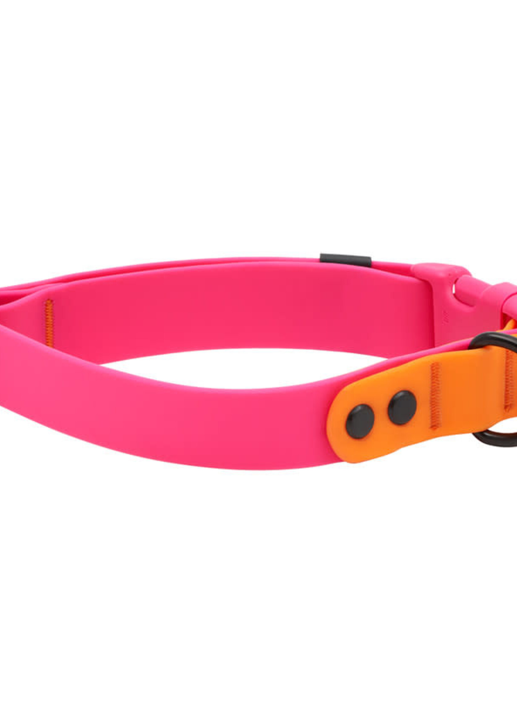 RC Pets Waterproof Collar Pink/Orange L