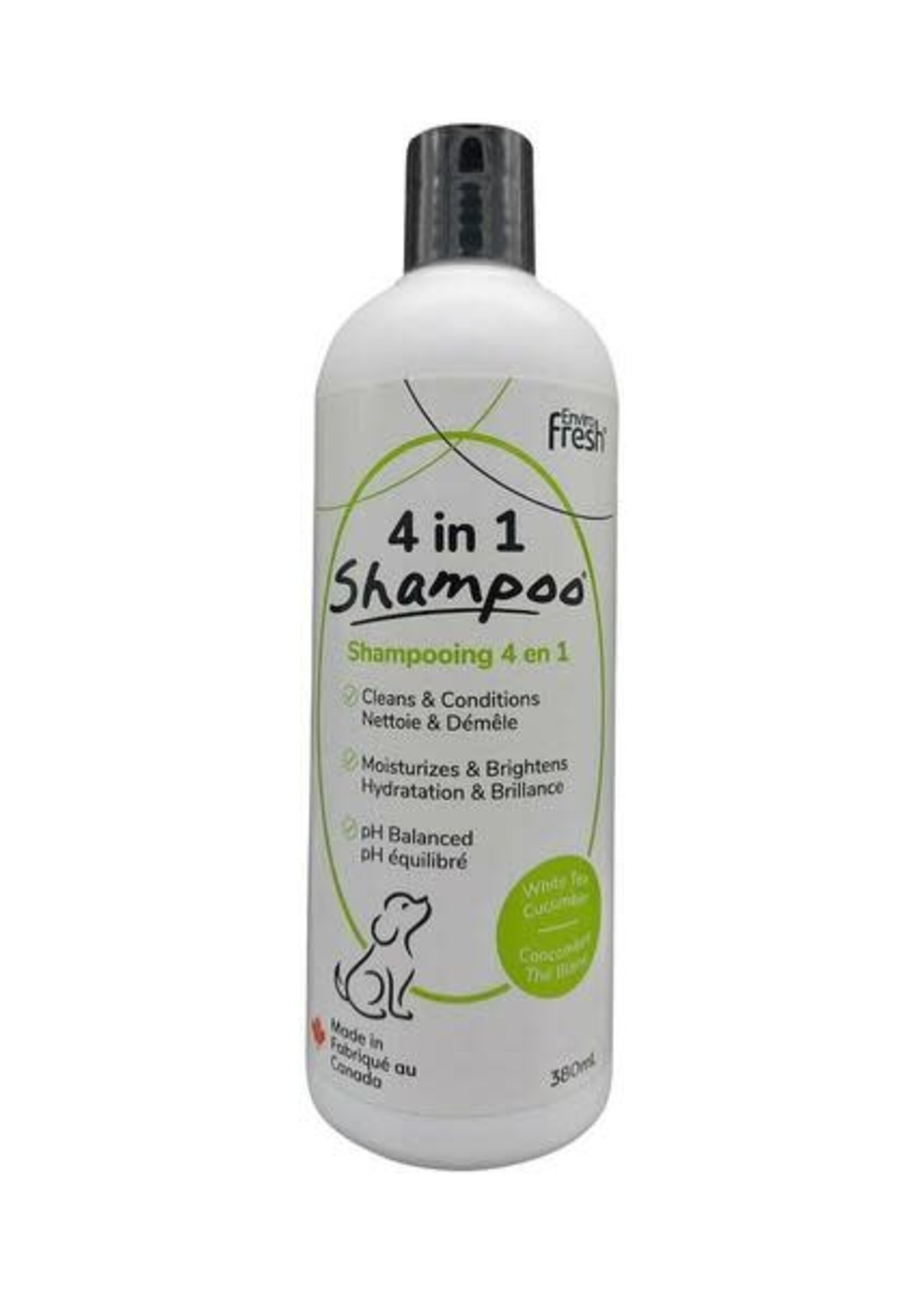 Enviro Fresh 4 in 1 Shampoo White Tea & Cucumber 380ML