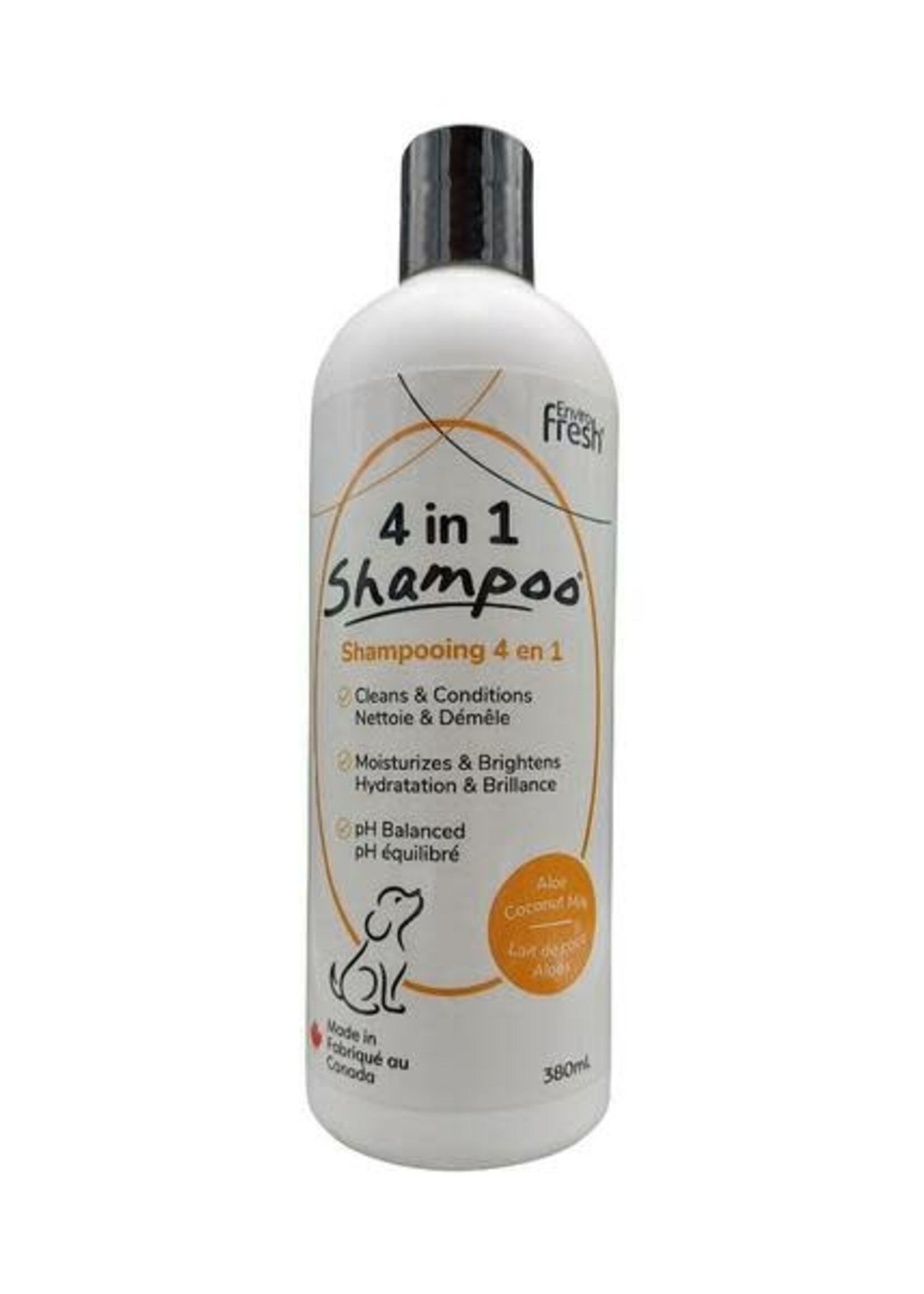 Enviro Fresh 4 in 1 Shampoo Coconut Milk & Aloe 380ML