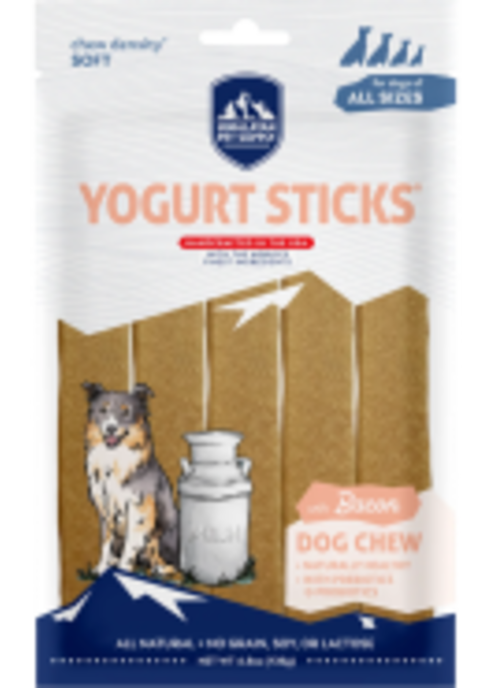BlueBarn Himalayan Dog Chew Yogurt Sticks Bacon 4.8 oz