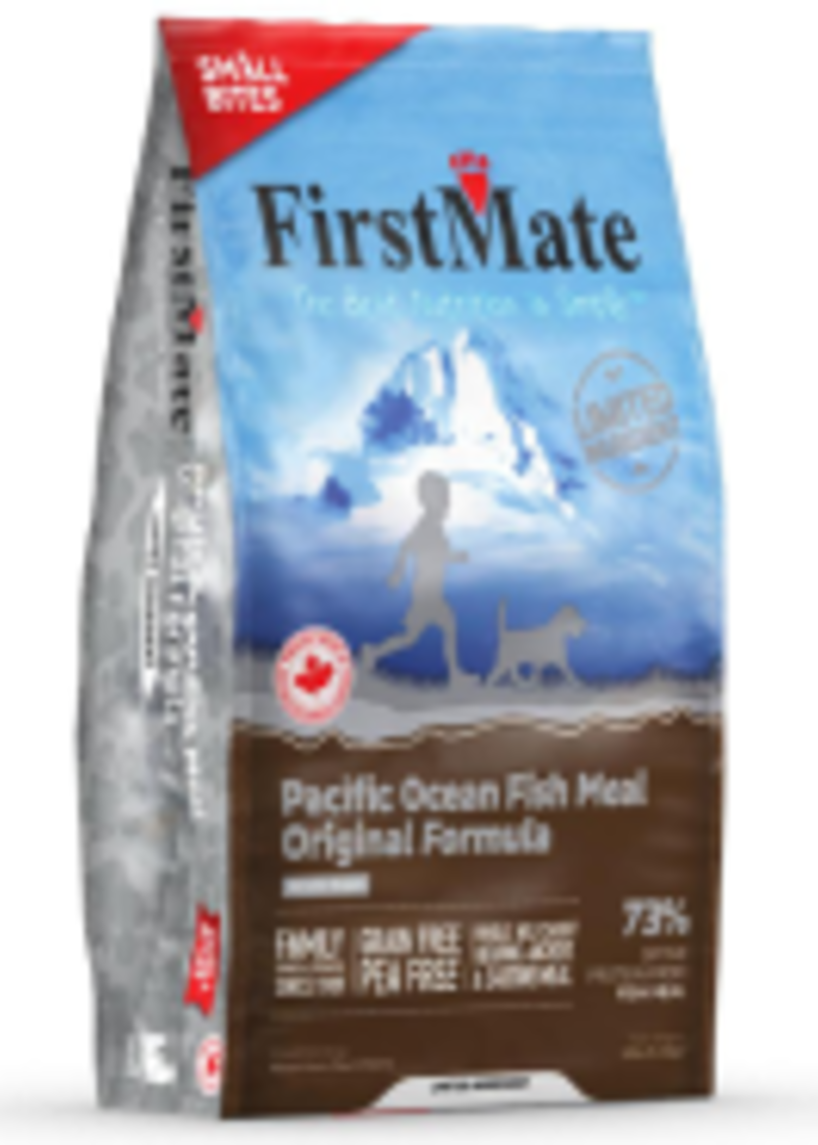 First Mate FirstMate Dog LID GF Pacific Ocean Fish Orig Sm Bites 12lb