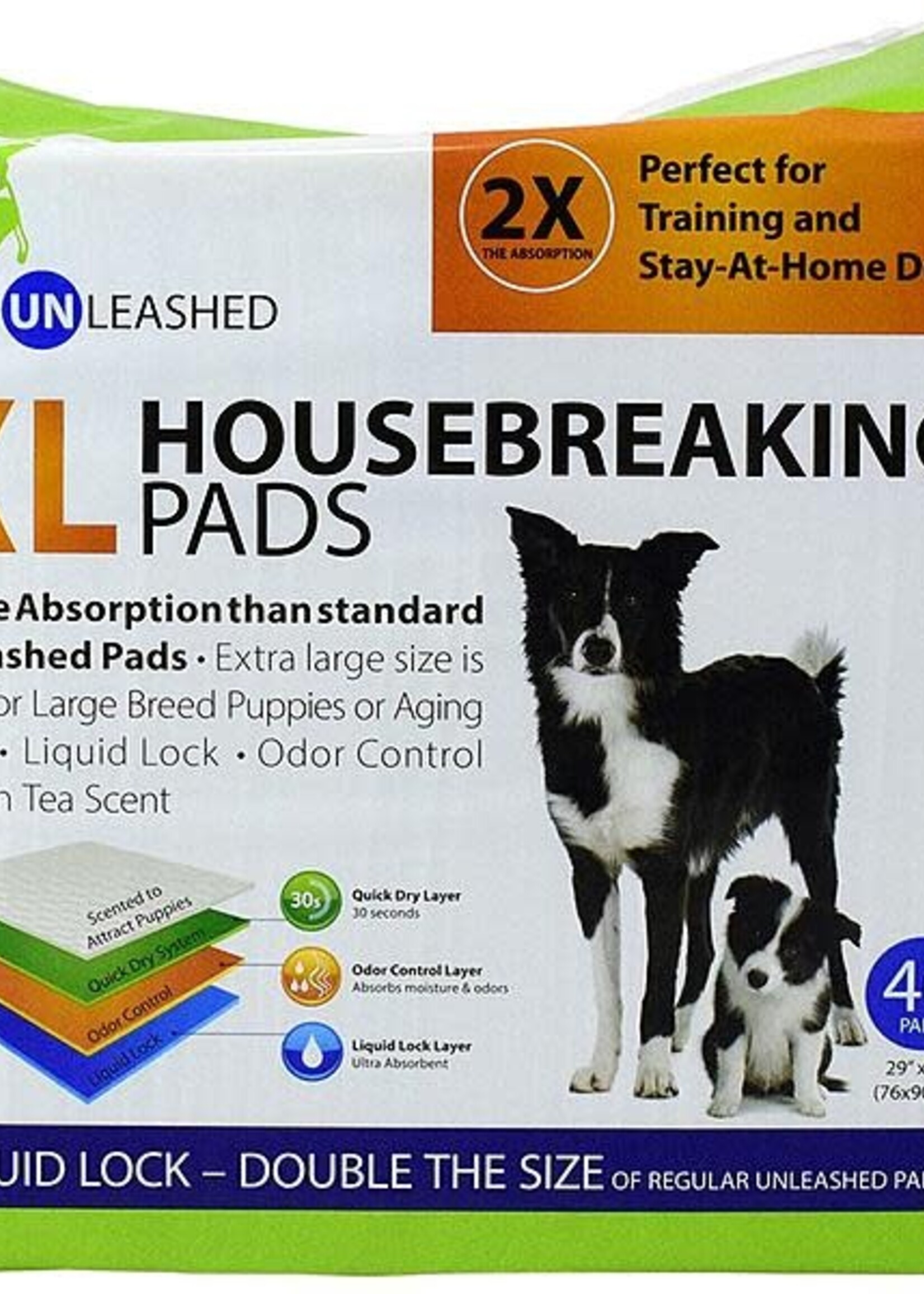 Unleashed Unleashed Housebreaking Pads XLarge 40PK