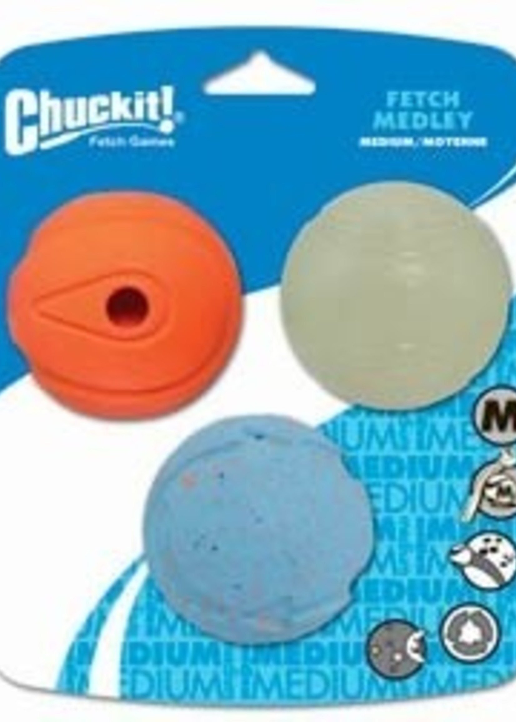 ChuckIt! Chuckit! Fetch Medley Medium  3pack