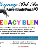 Legacy Pet Foods Legacy Mixed Blend - Frozen Raw - 5lb