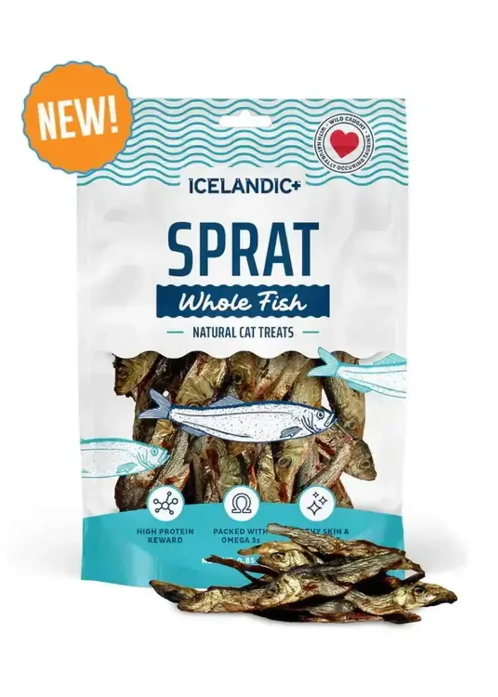 Icelandic Icelandic+ Fish Treat Sprats Whole Fish 0.85 oz