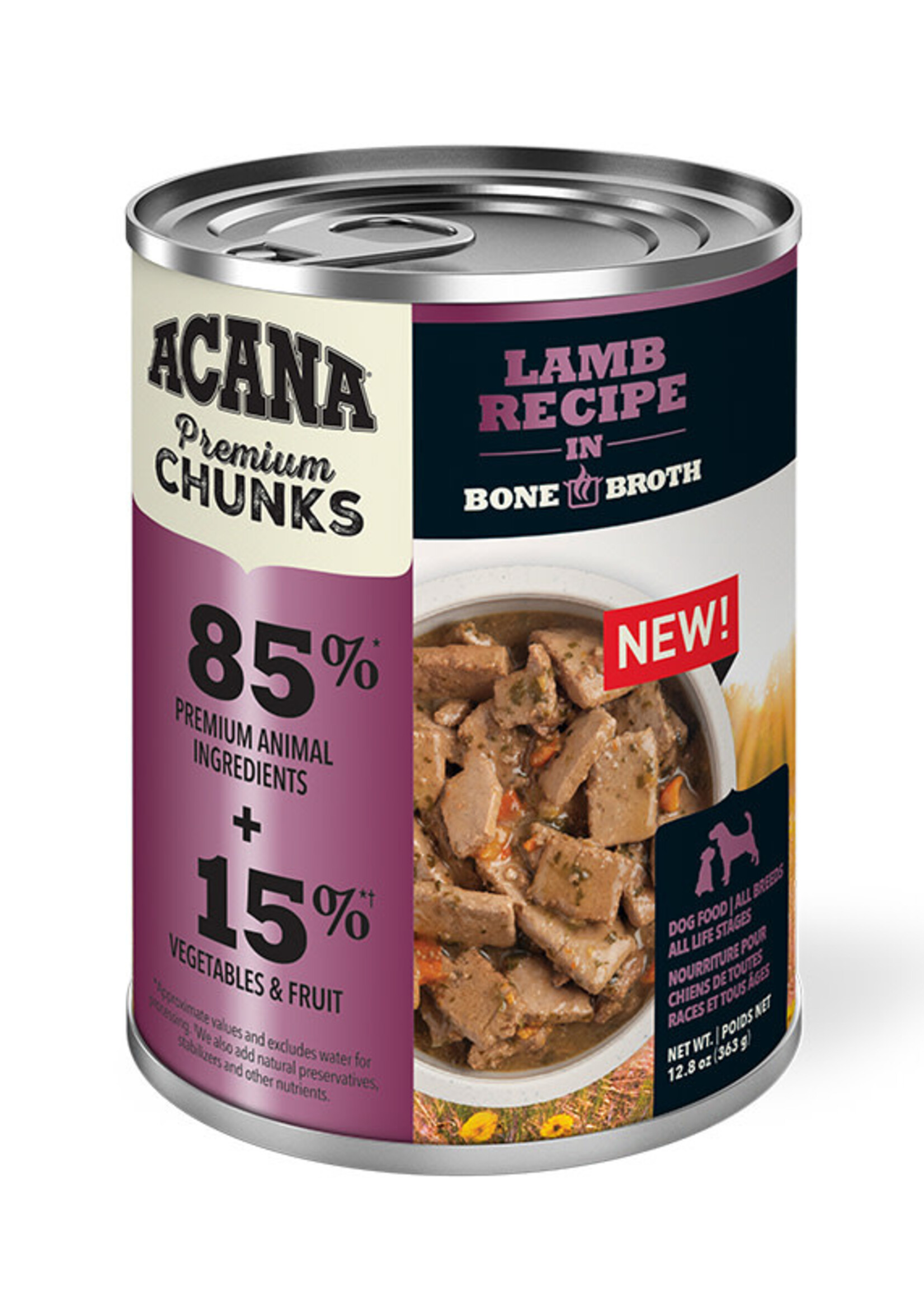 Acana Dog Acana - Lamb Recipe in Bone Broth Singles 12.8 oz