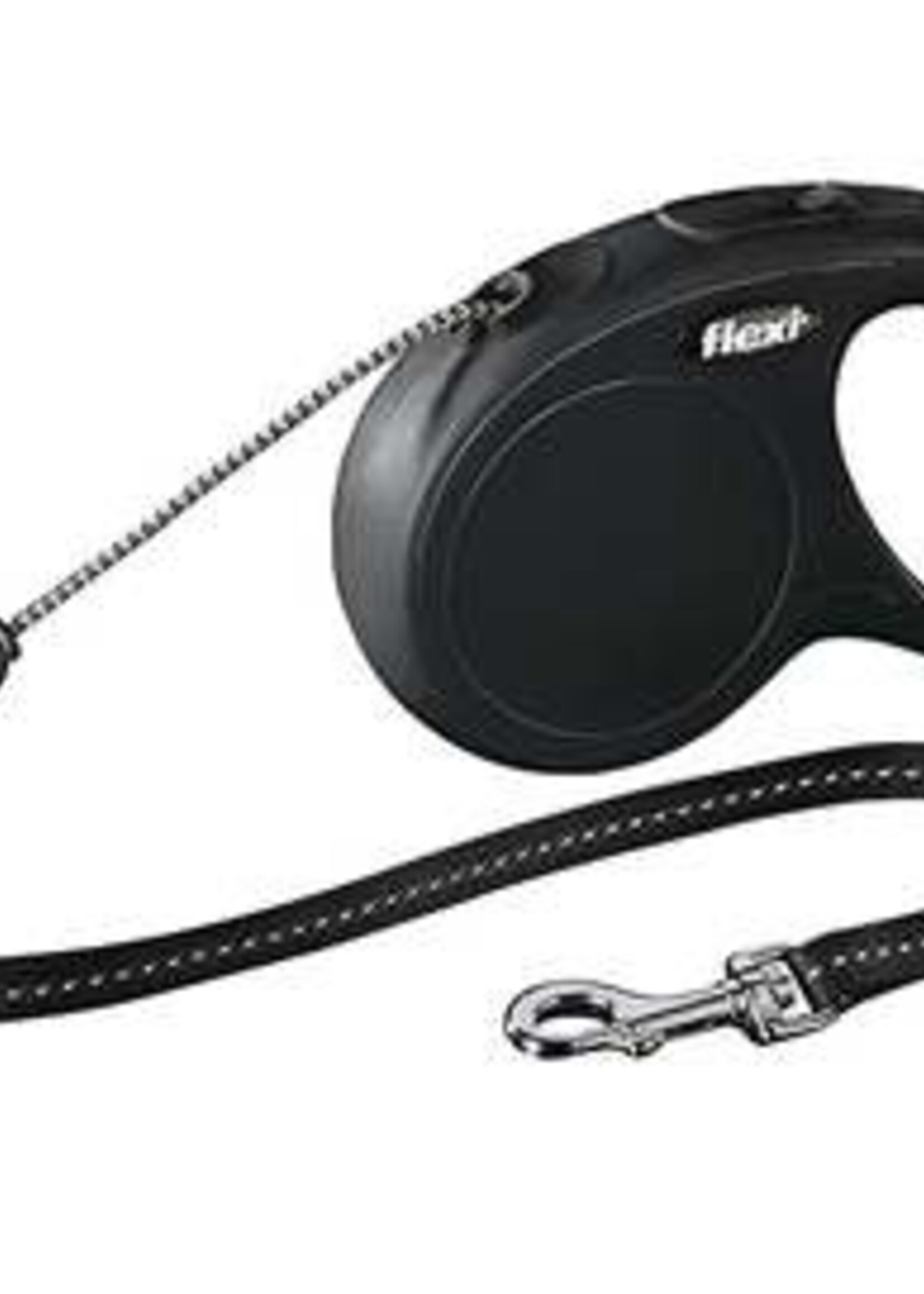FLEXI Flexi Classic Cord - 8m  Black Medium
