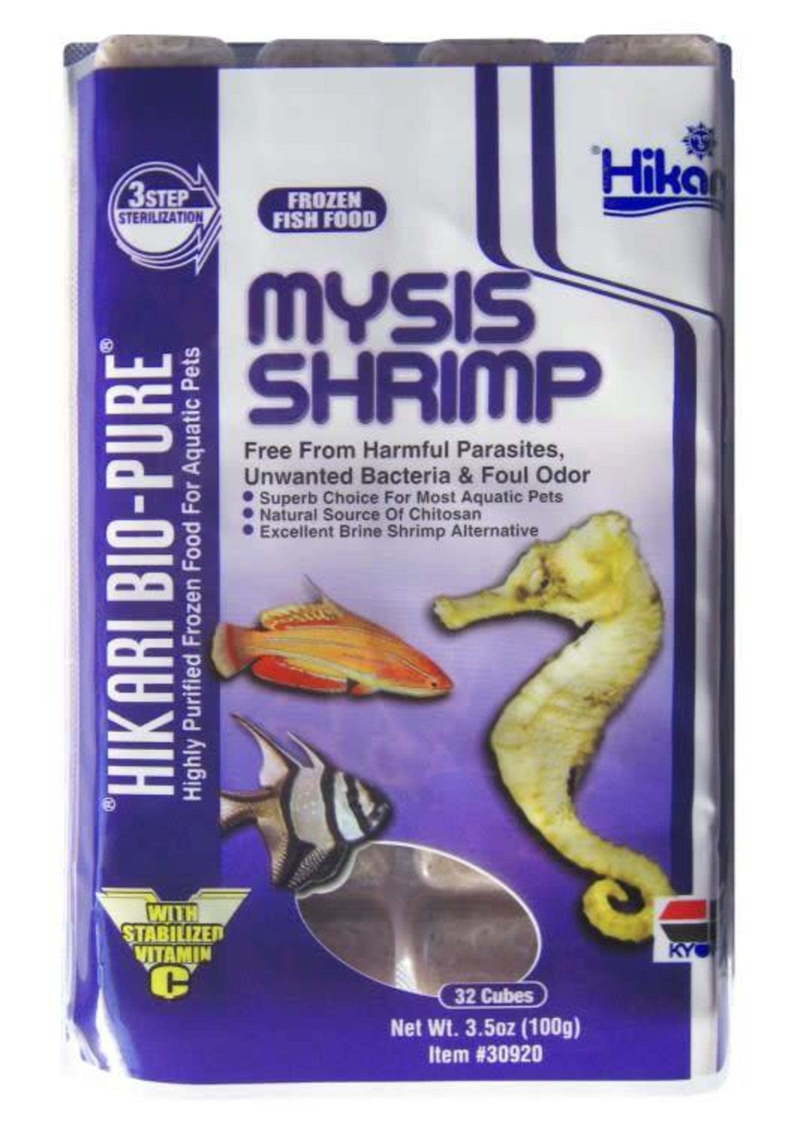 Hikari Frozen Mysis Shrimp 3.5oz Cube