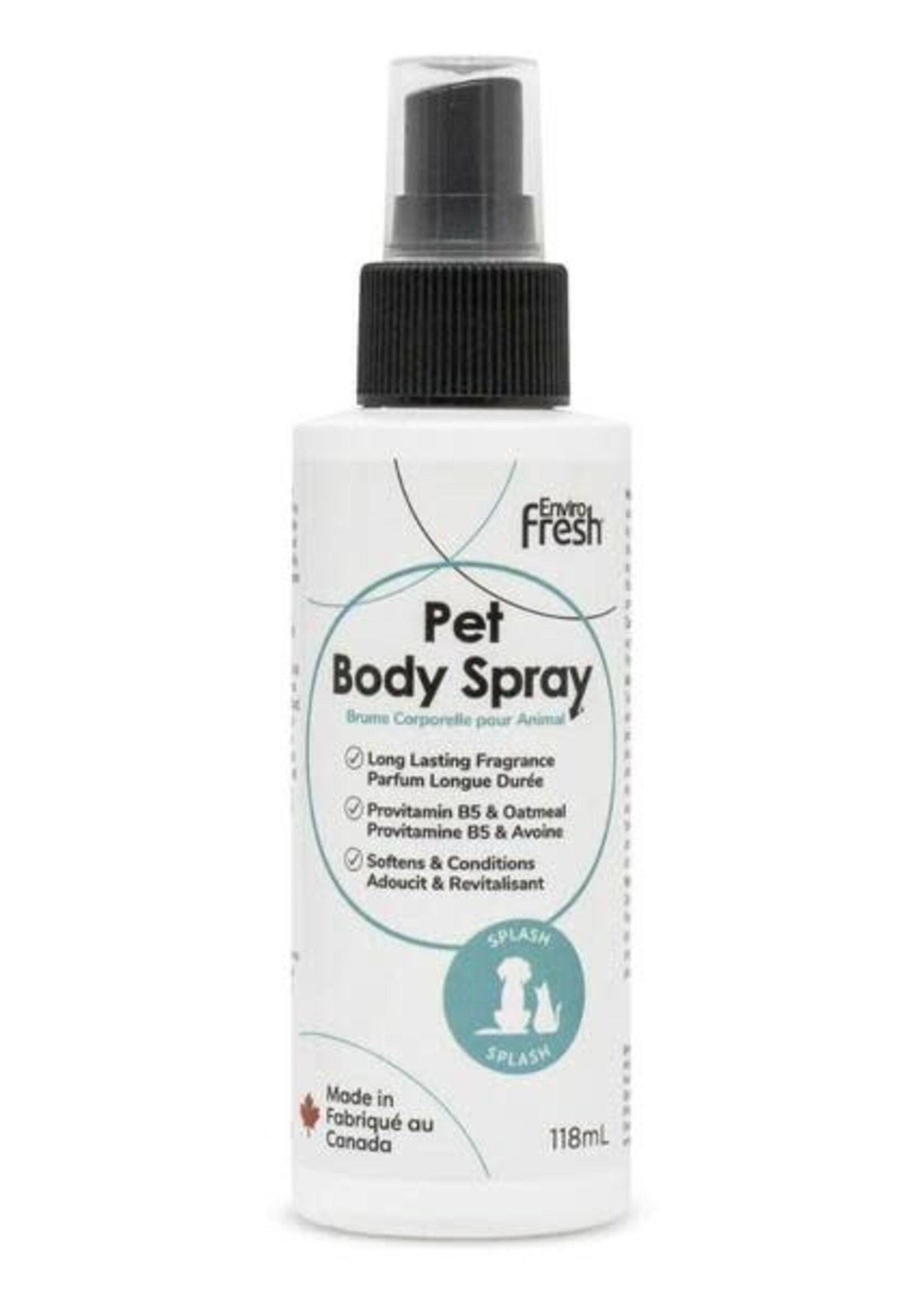 Enviro Fresh Body Spray Splash with Oatmeal 118ML