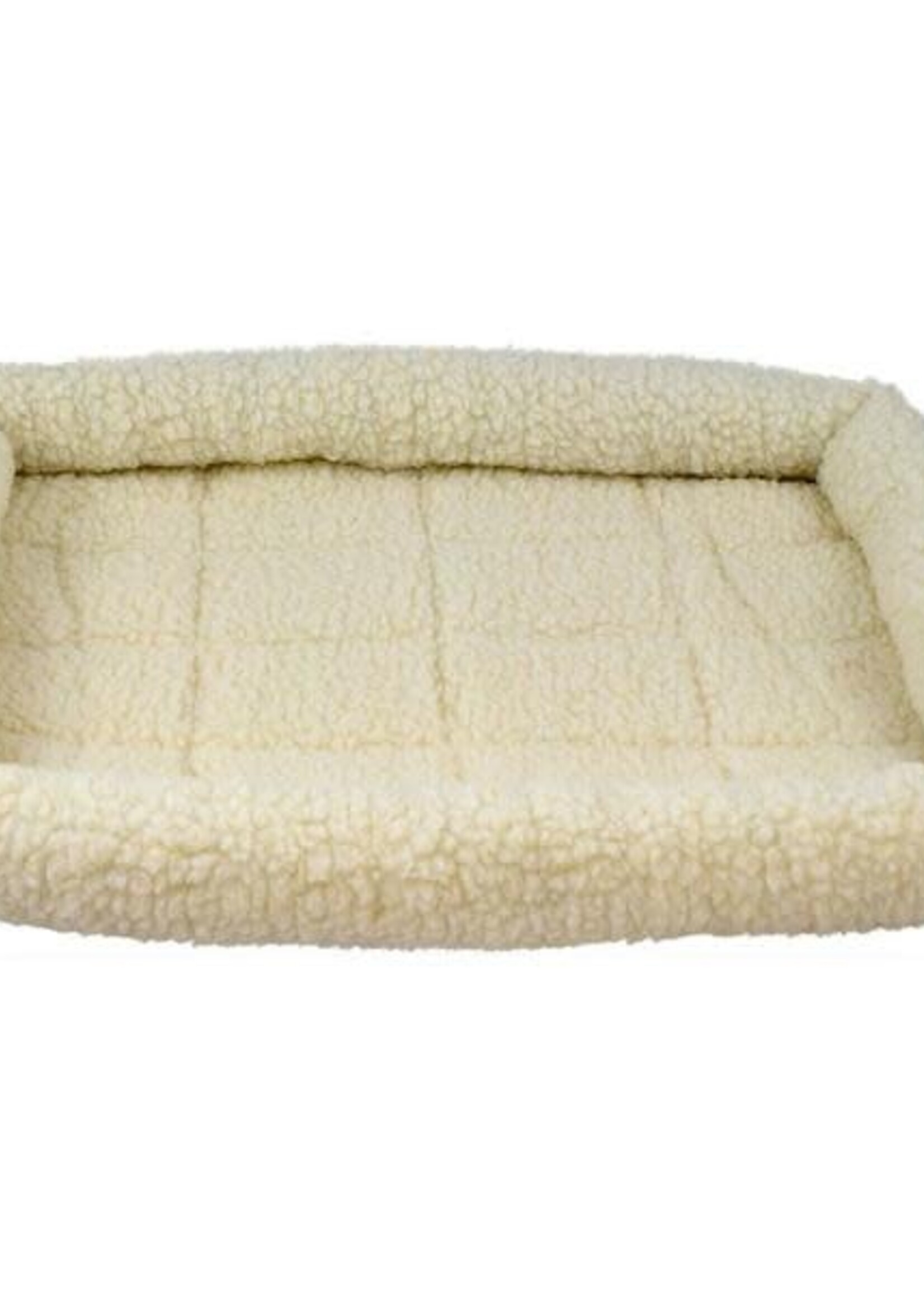 Unleashed Relax Sherpa Bolster Mat Natural 42 x 28"