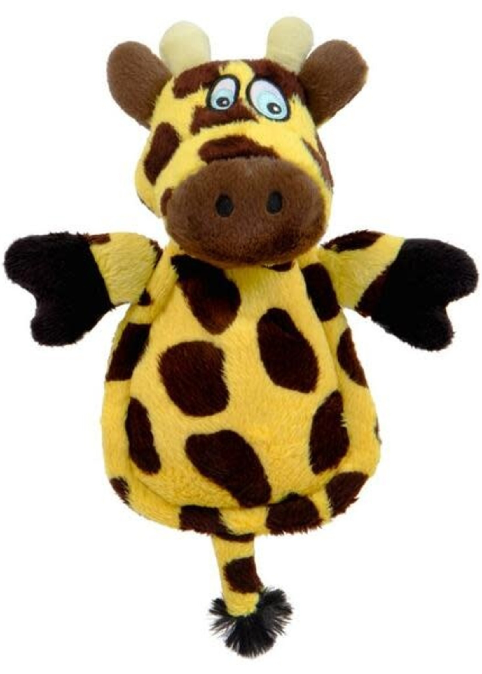 GoDog Giraffe Silent Squeak Plush Yellow Large