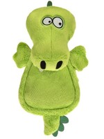 GoDog Flattie Gator Silent Squeak Plush Large