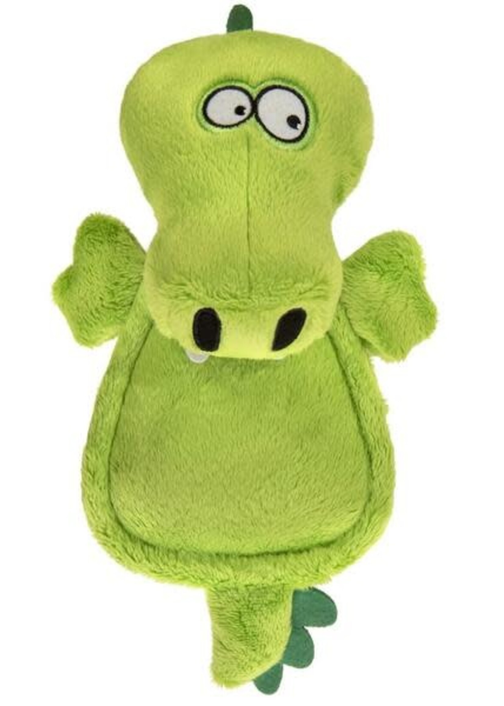 GoDog Flattie Gator Silent Squeak Plush Large