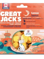 Great Jacks Great Jacks Freeze-Dried Cat Treats & Food Topper - Salmon - 3oz/85g