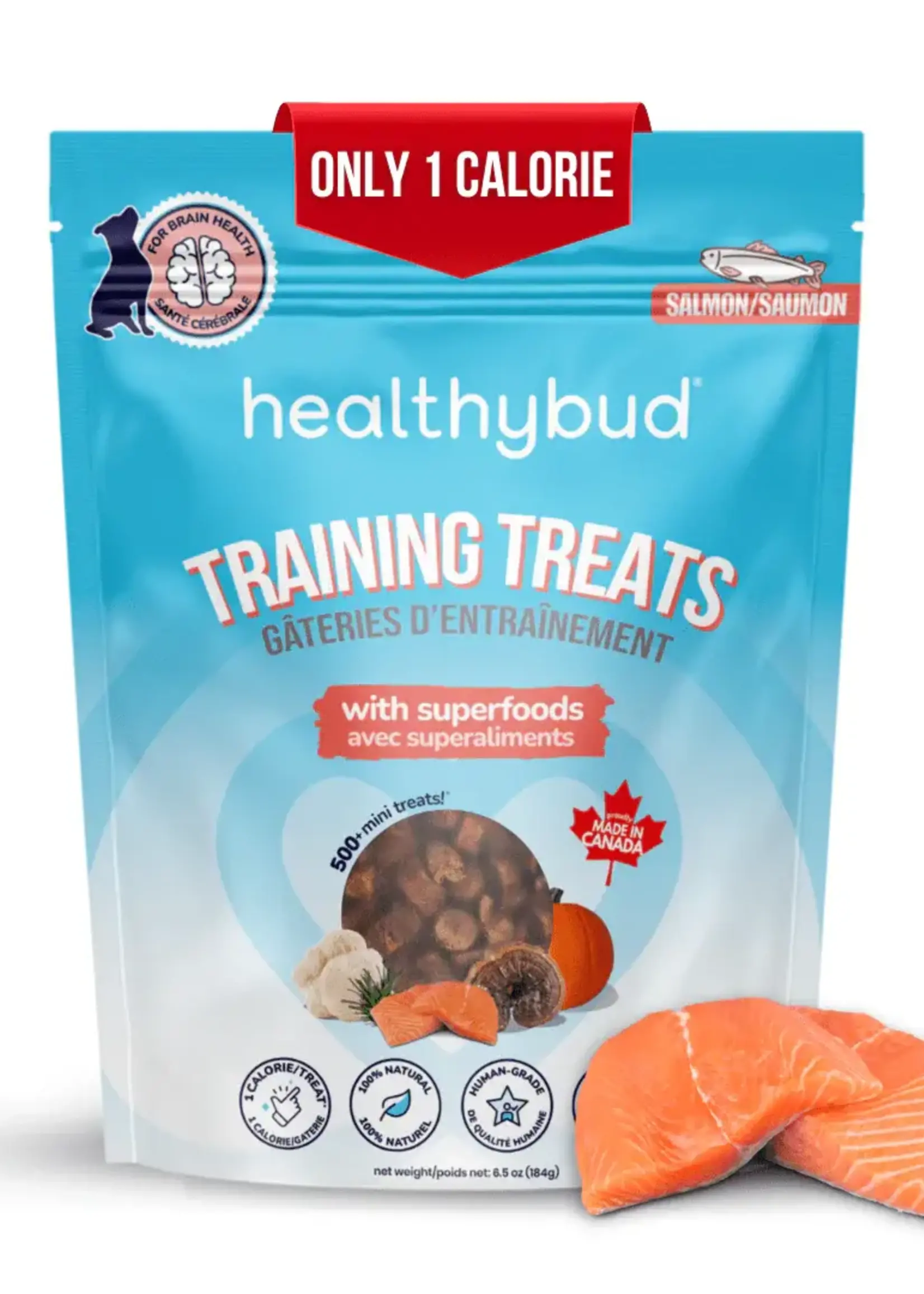 Healthybud Corp Healthy Bud Salmon Training Treat - 184 g