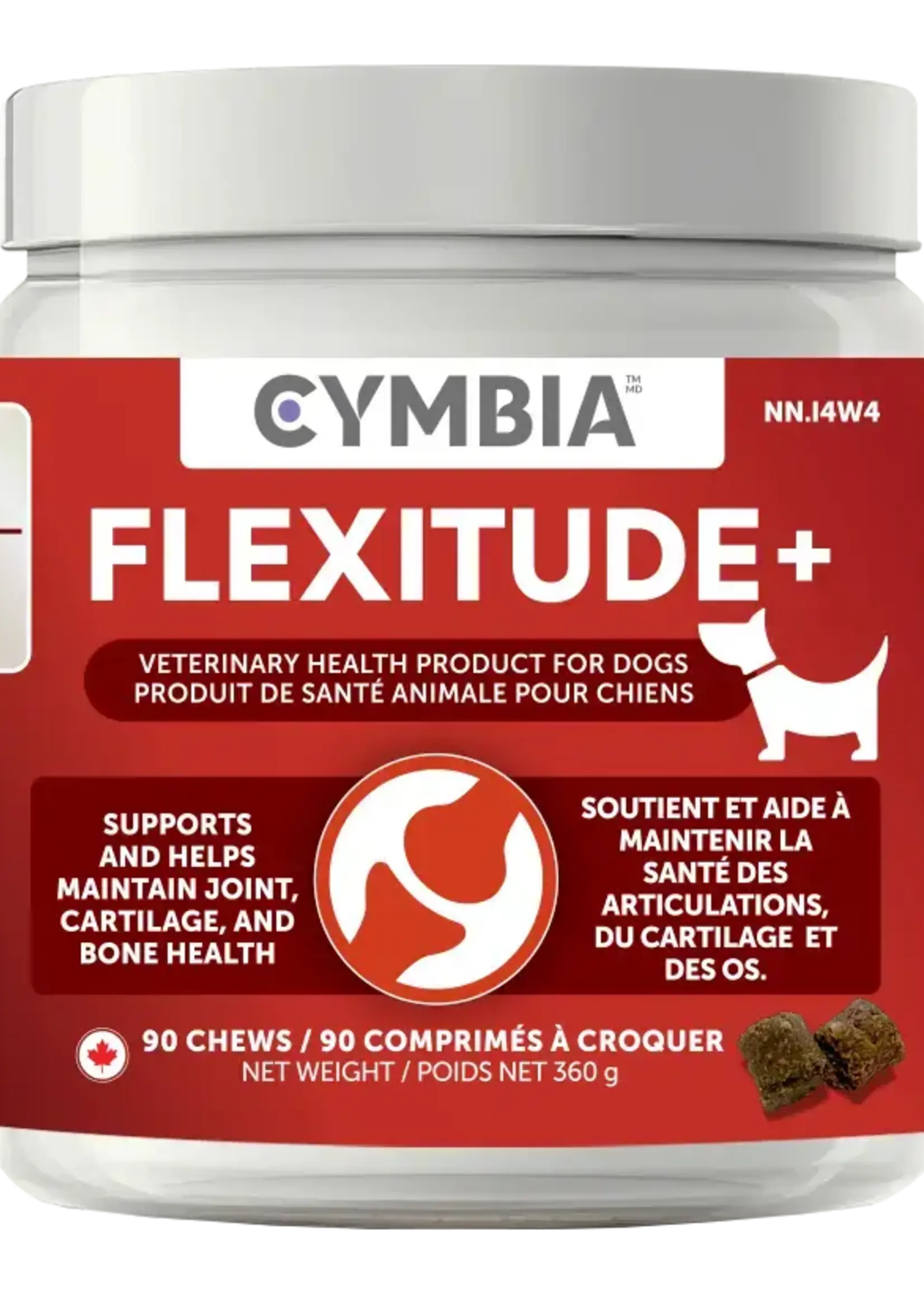 Cymbia Flexitude+ Joint Support Chews for Dogs | Mobility & Hip Care -90 chews