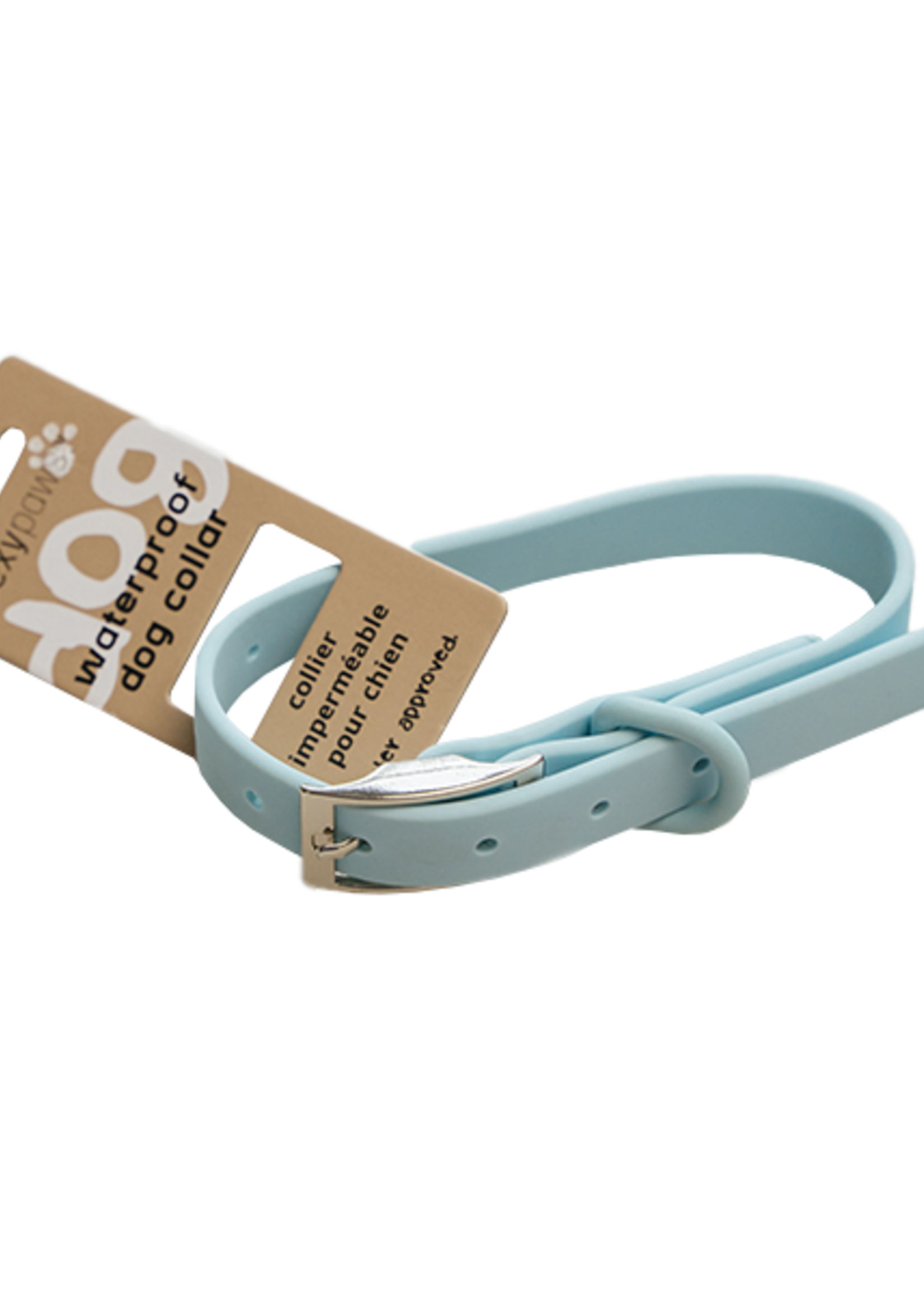 DexyPaws Dexypaws Dog Waterproof Collar Sky Blue X-Large 1x17-21"