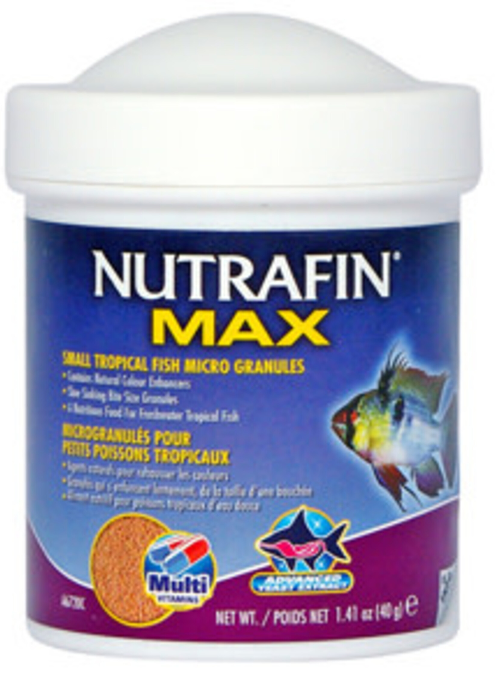 Nutrafin Nutrafin Max Small Tropical Fish Micro Granules, 40 g (1.41 oz)