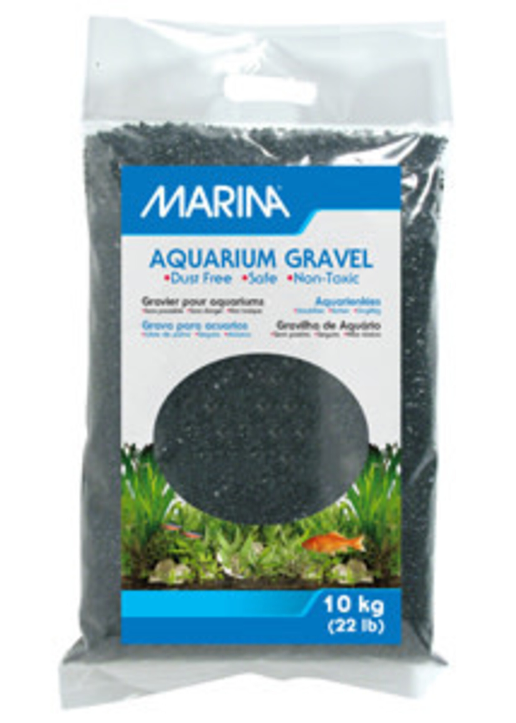 Marina Dec.Aqua.Gravel Black 10kg-V