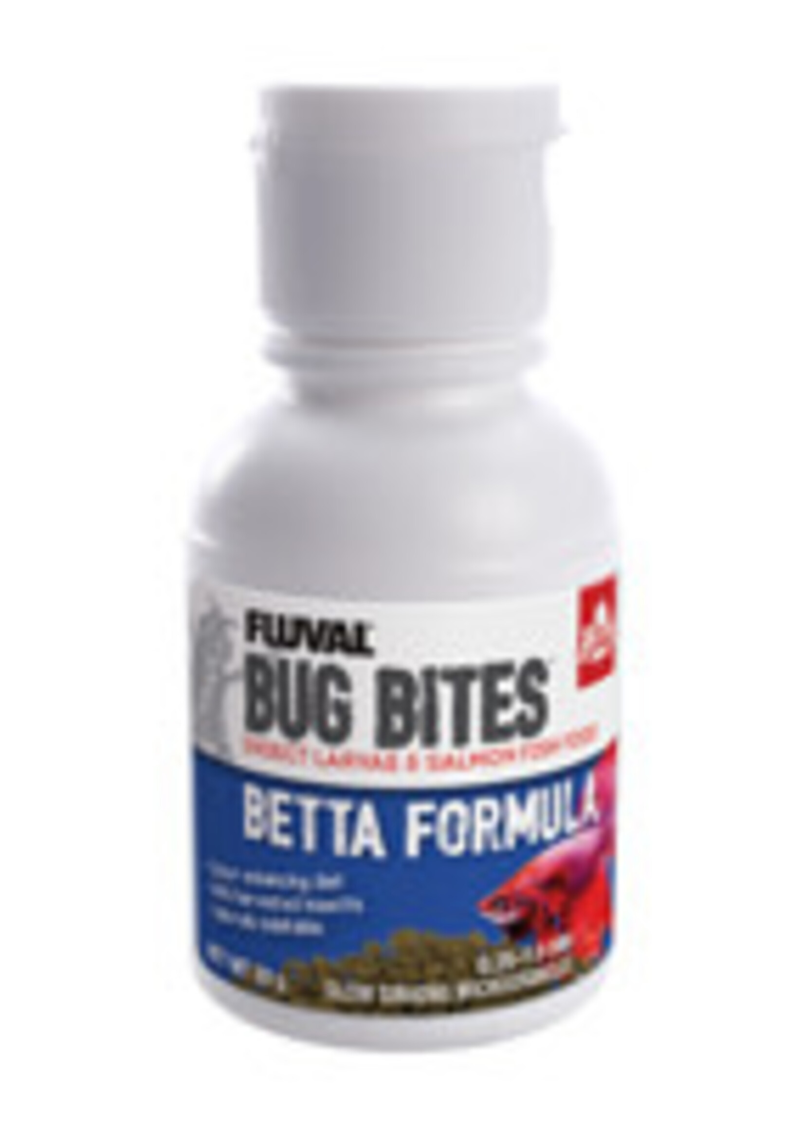 Fluval Fluval Bug Bites Betta Formula – 0.5 – 1.5 mm granules – 30 g (1.0 oz)