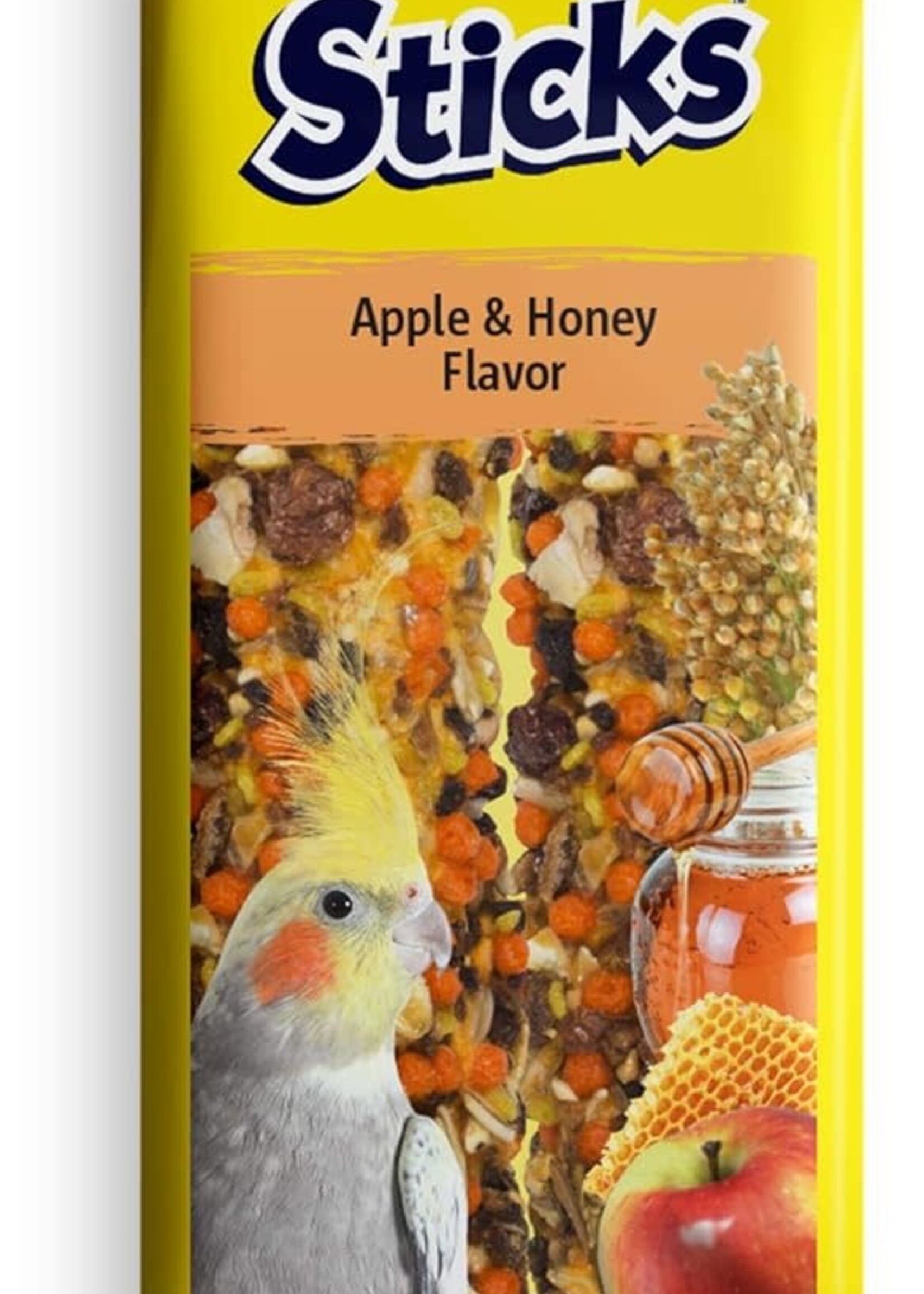 VITAKRAFT Cockatiel Crunch Sticks - Apple & Honey