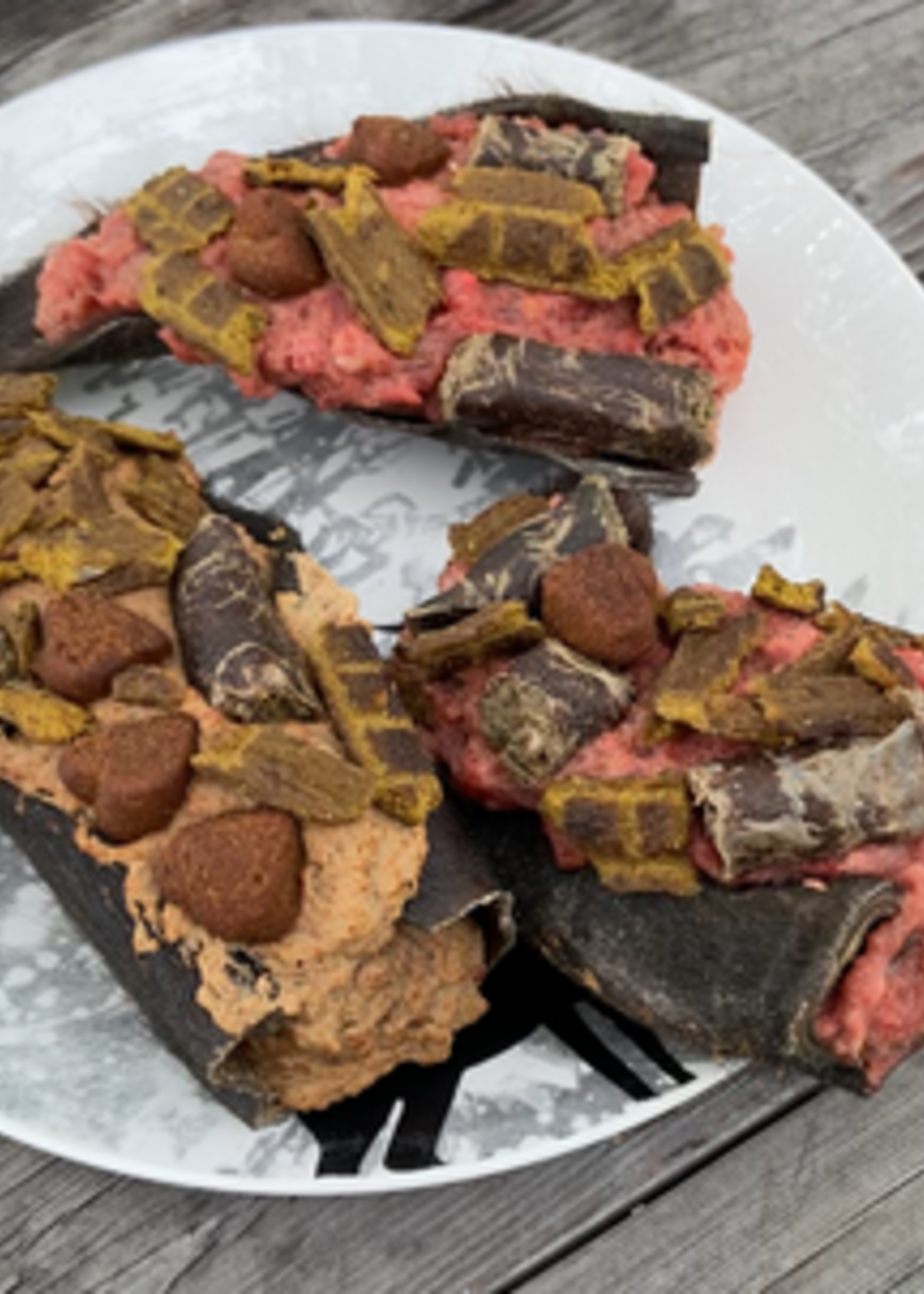 Tracker's Pet Supply Stuffed Canned Water Buffalo Ear