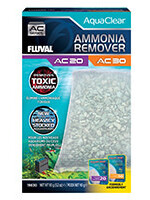 Fluval Ammonia Remover for AquaClear AC20/AC30 Power Filter, 3.2 oz / 90 g