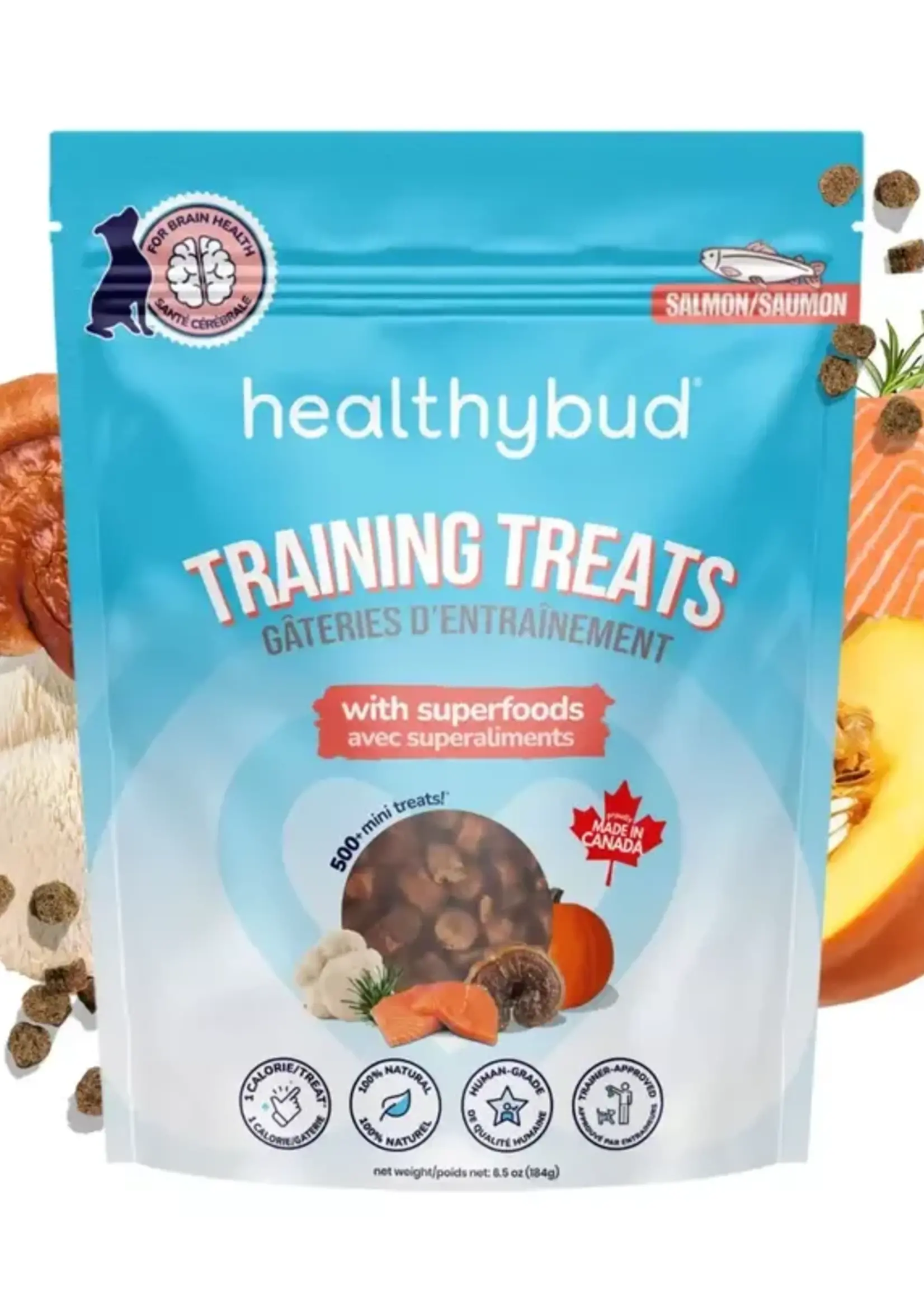 Healthybud Corp Healthy Bud Mini Training Treats (Salmon) (6.5oz)