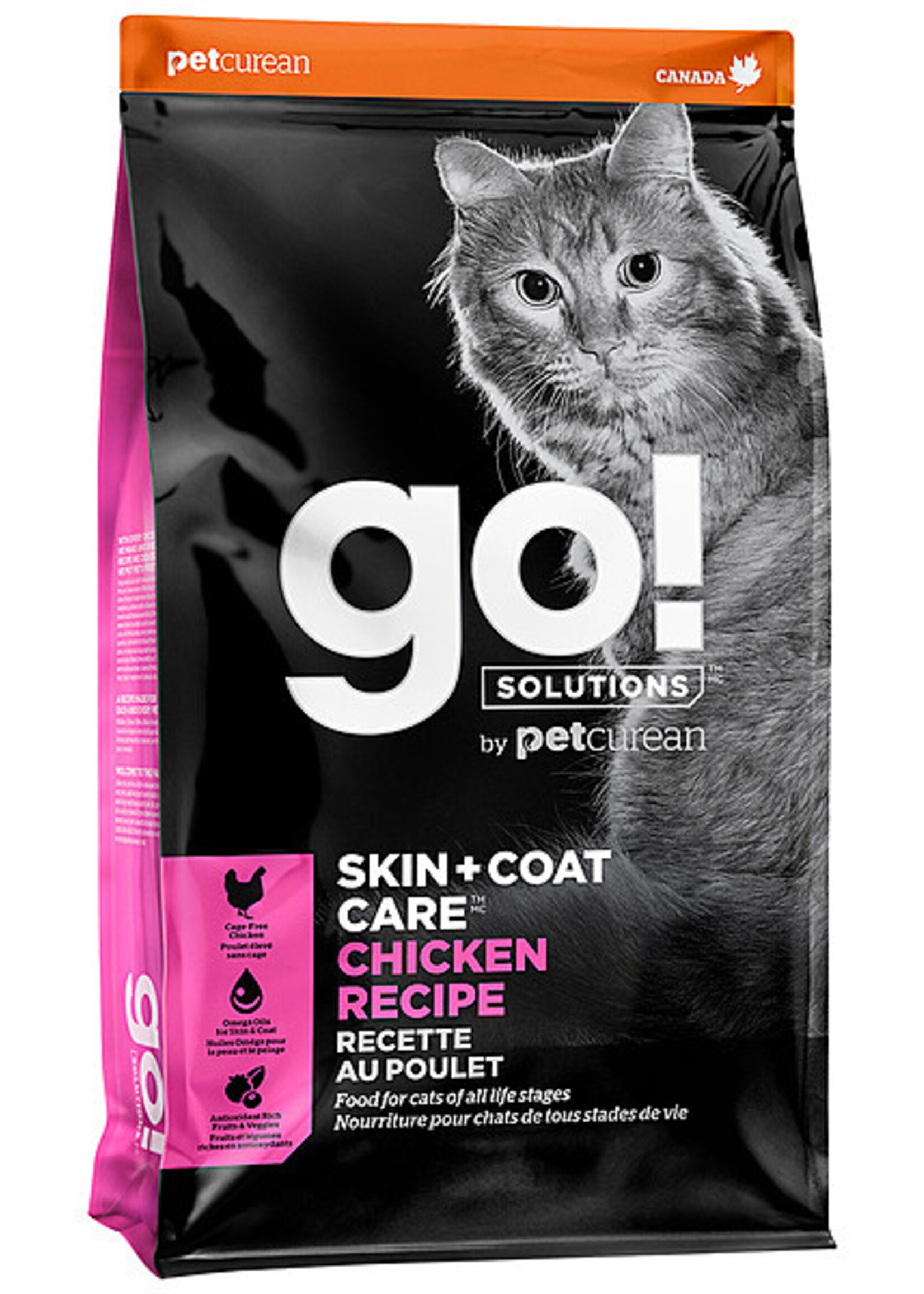 Petcurean Go! GO! Skin & Coat Chicken 16LB | Cat