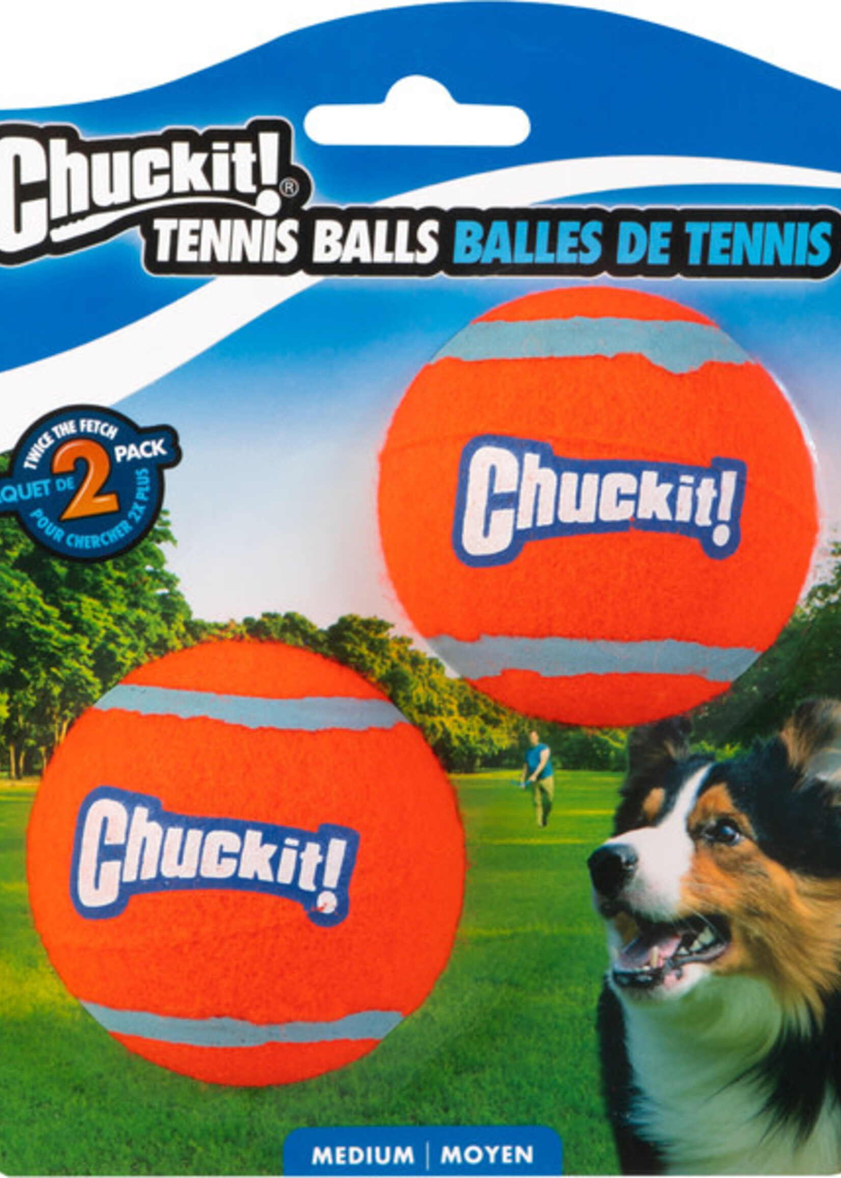 Chuck It! Chuckit! Tennis Ball Med 2pk