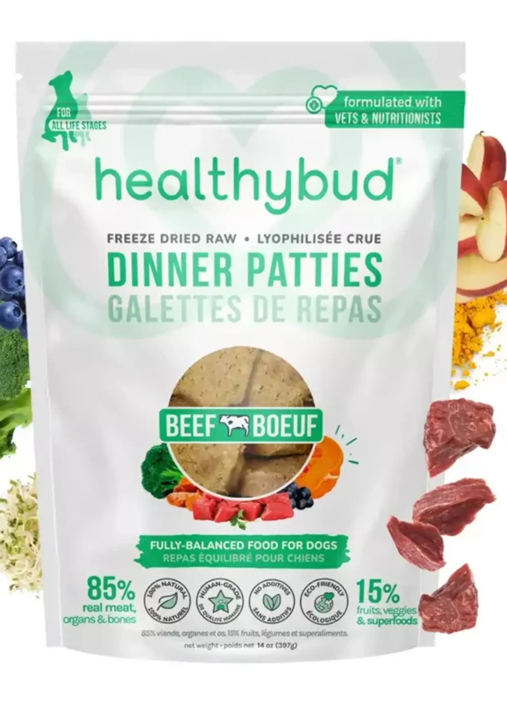Healthybud Corp Healthybud Beef Patties (14oz)