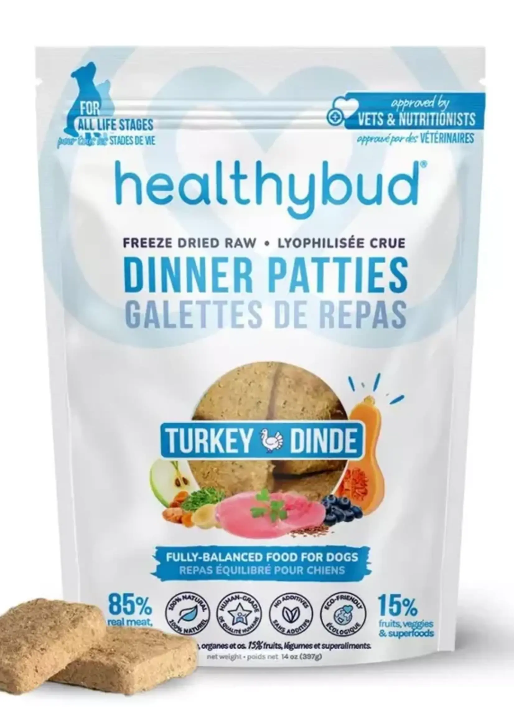 Healthybud Corp Healthybud Turkey Patties (14oz)