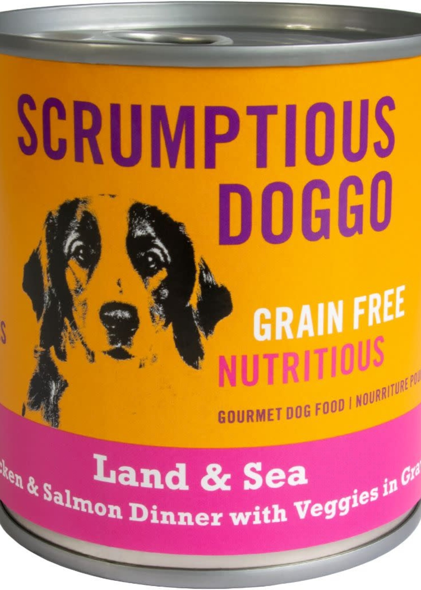 Scrumptious Scrumptious Doggo - Land & Sea Chicken & Salmon Dinner 9 oz