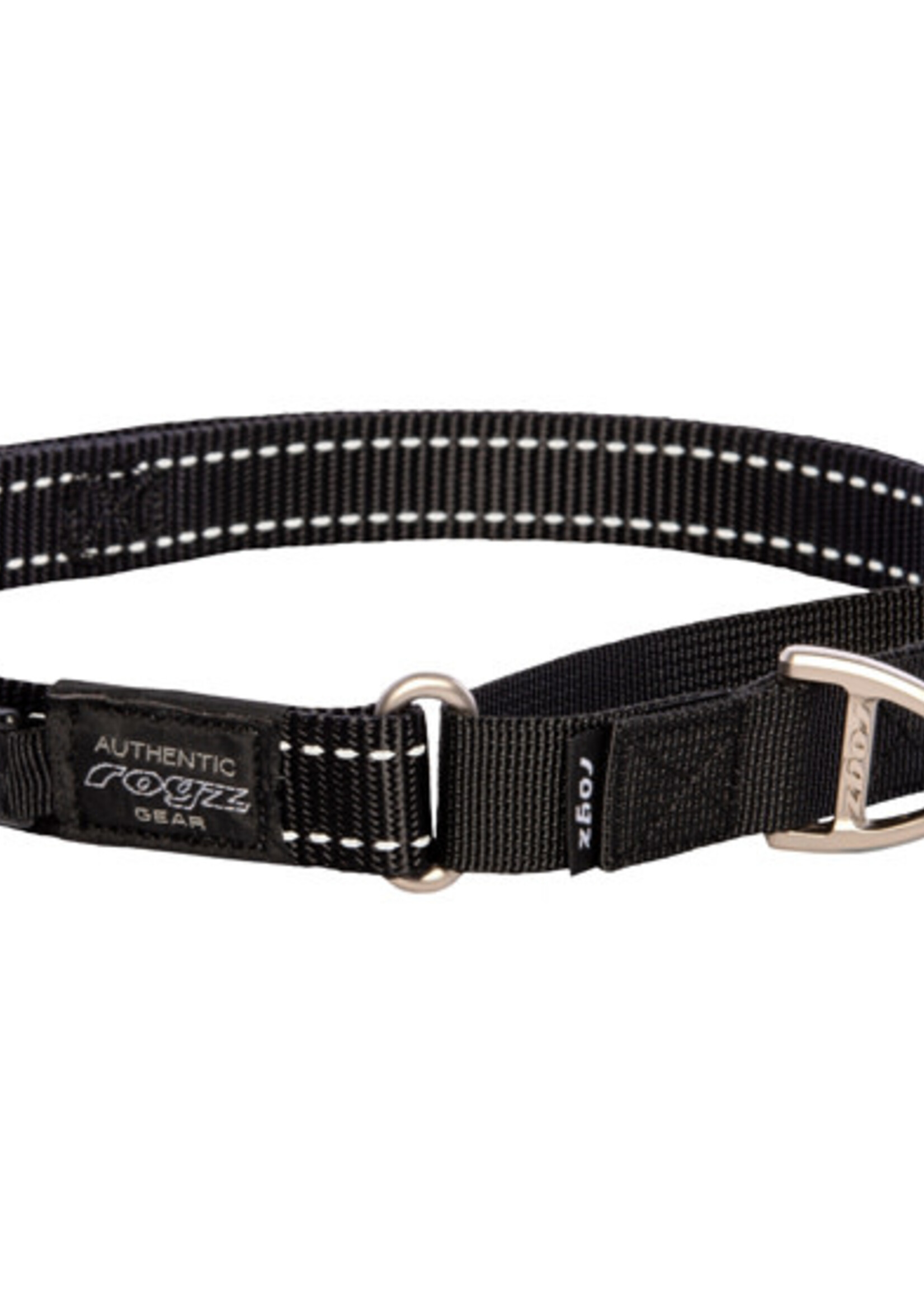 ROGZ Rogz - Webbed Control Collar  Black L - 14.6-22"