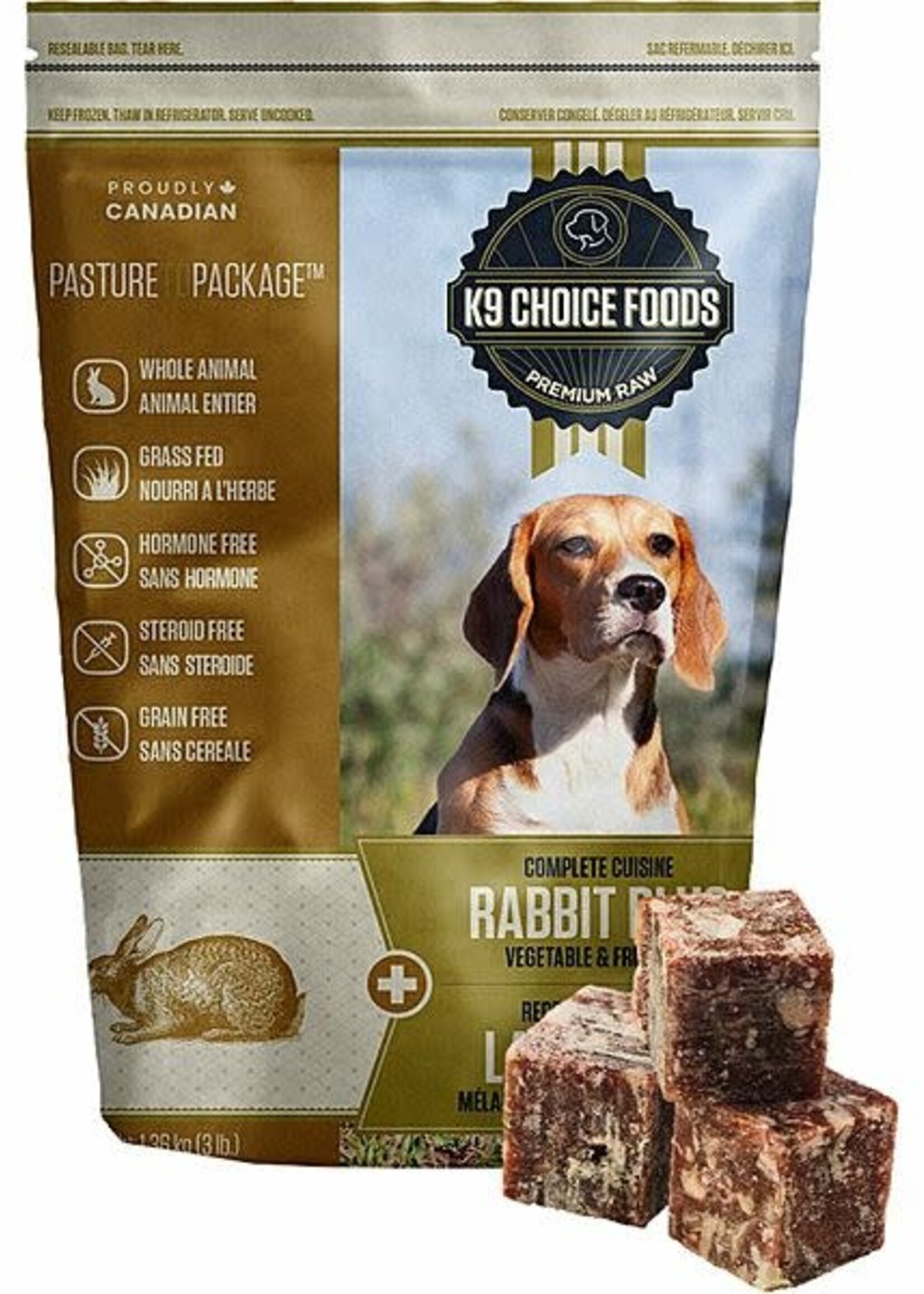 K9 Choice K9 Choice - Complete Cuisine Rabbit Plus 3LB