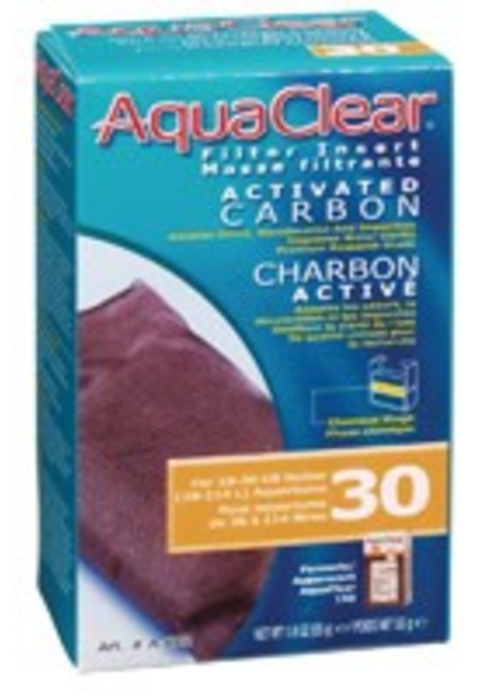 AquaClear 30 Activated Carbon Filter Insert , 55 g (1.9 oz)