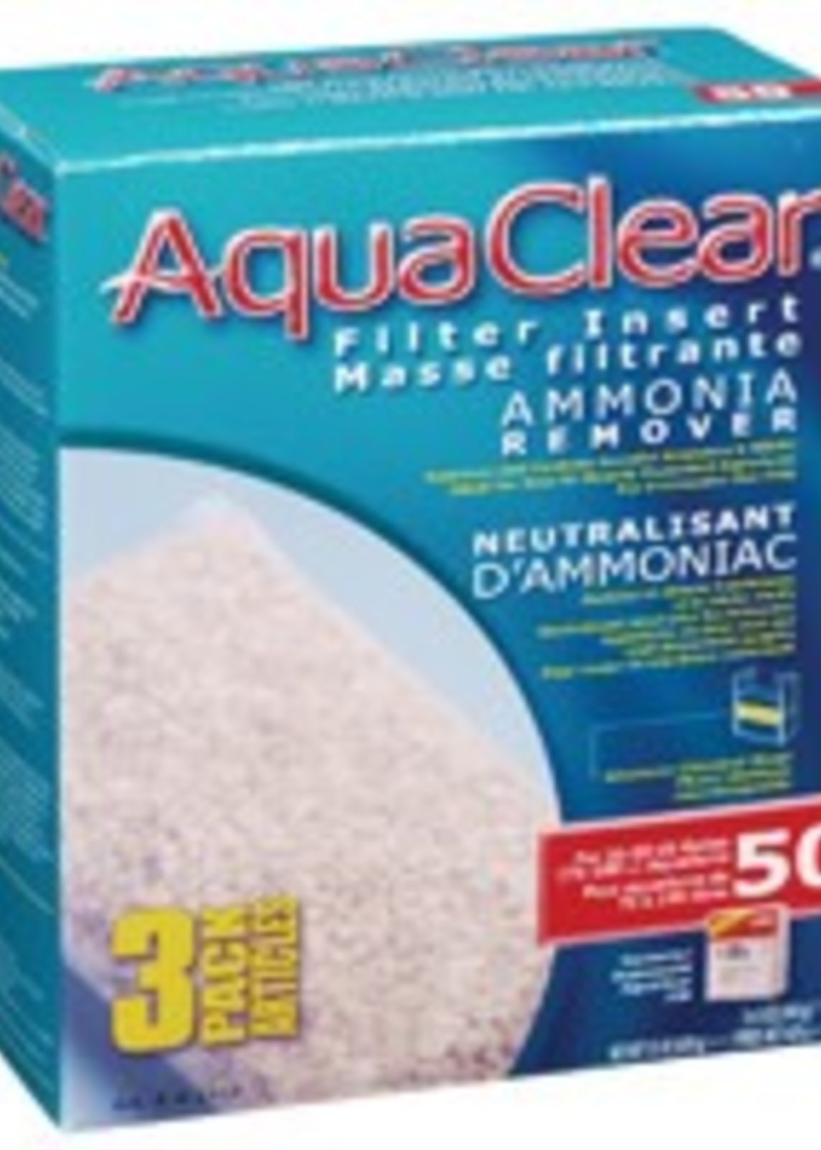 AquaClear 50 Ammonia Remover Filter Insert 3 pack, 429 g (15 oz)