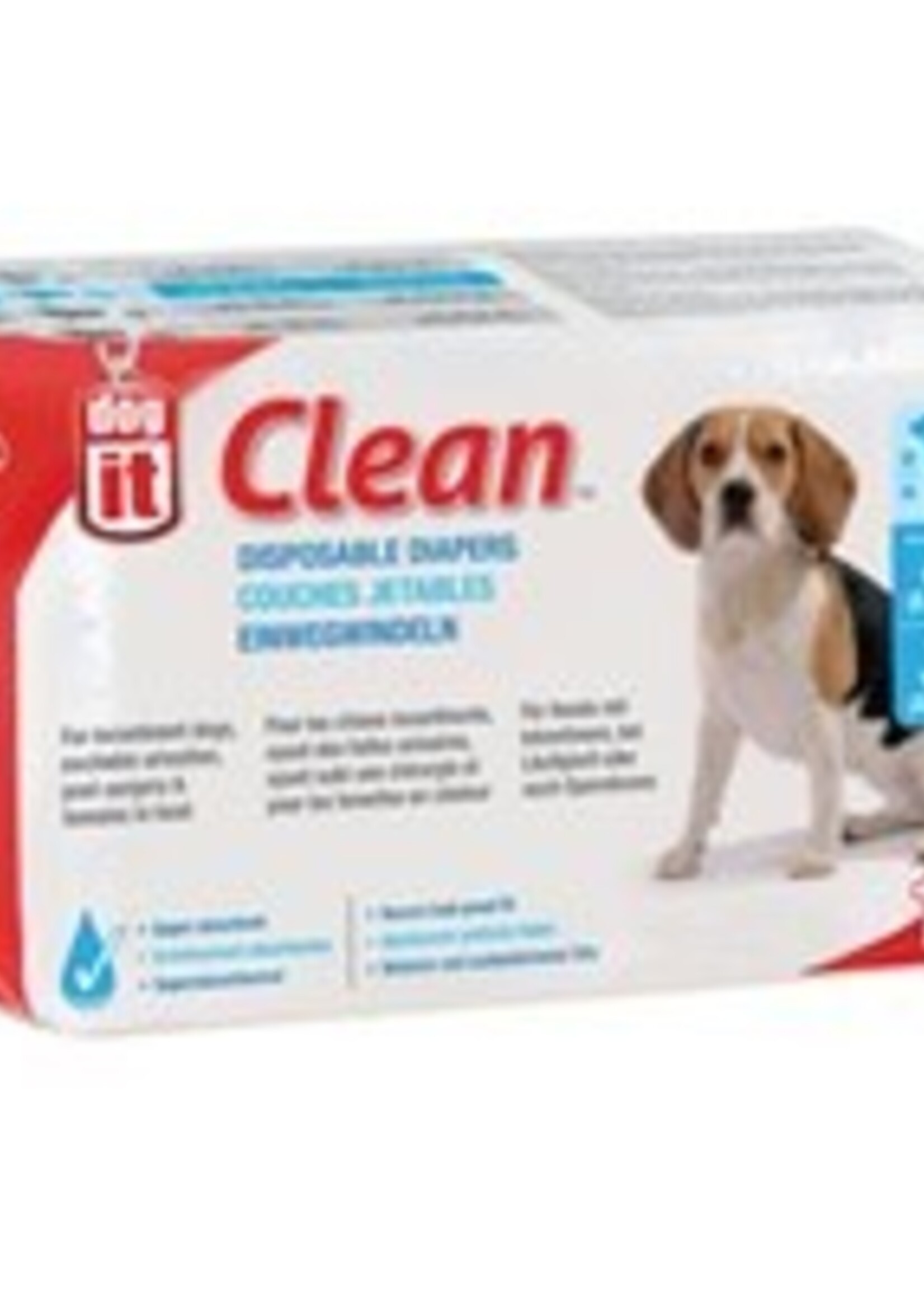 Dogit Diapers - Medium - 15-35 lbs and waist 16.5-21 in - 12 pack