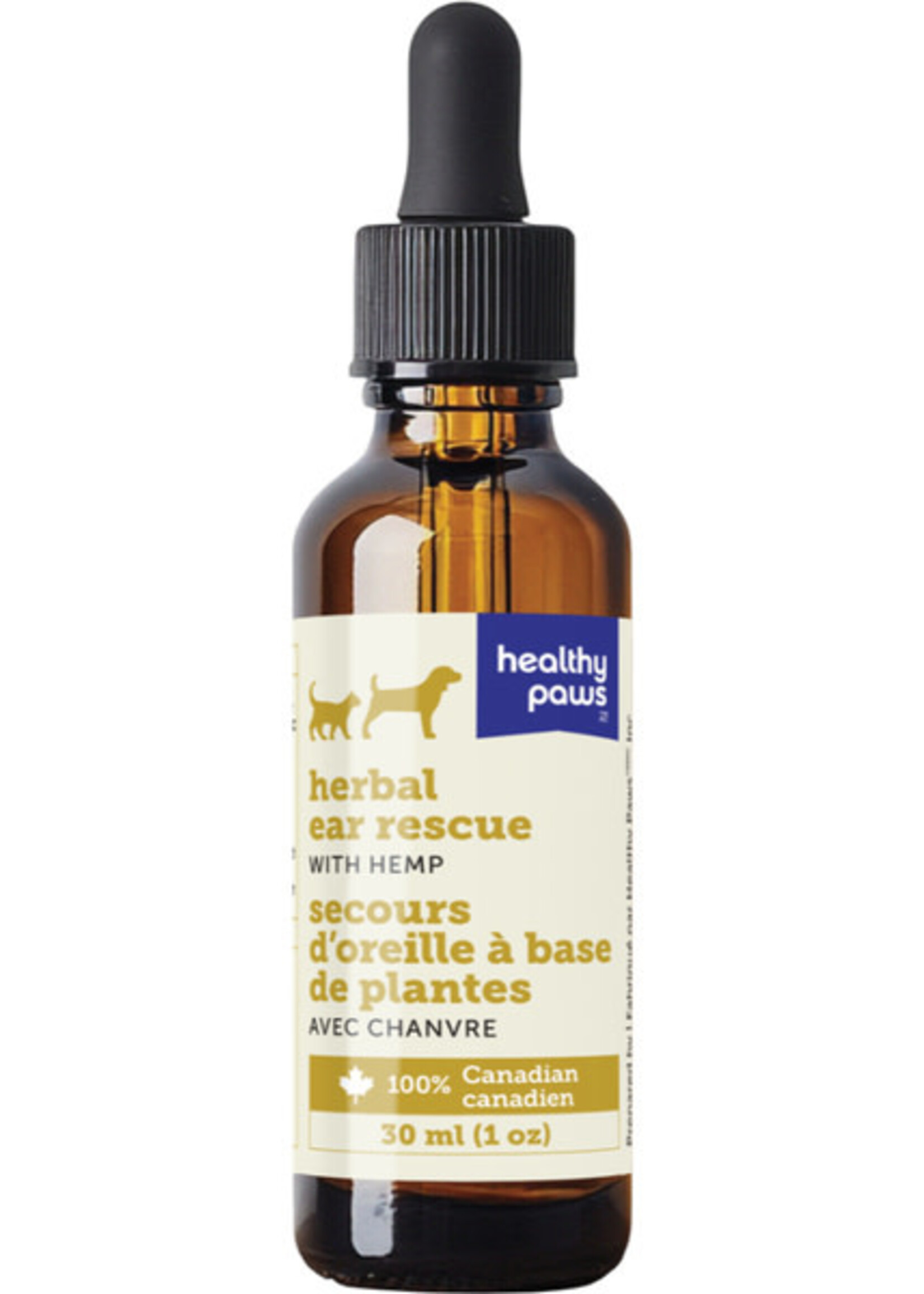 Healthy Paws Herbal Ear Rescue with Hemp 1OZ