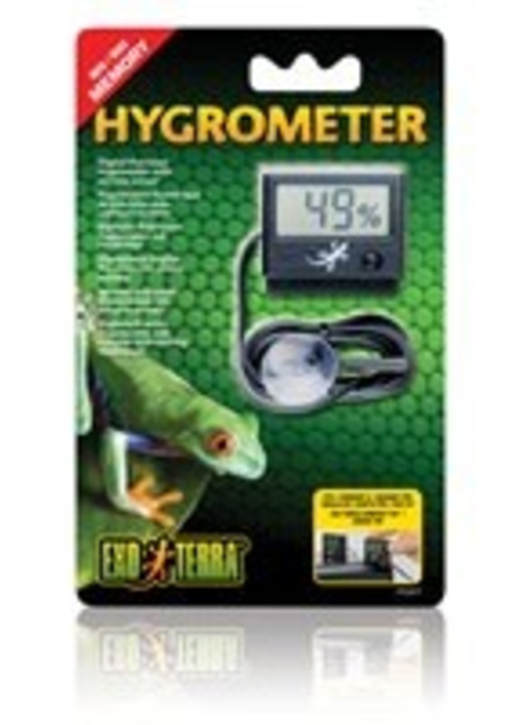 Exo Terra LED Rept-O-Meter Hygrometer-V