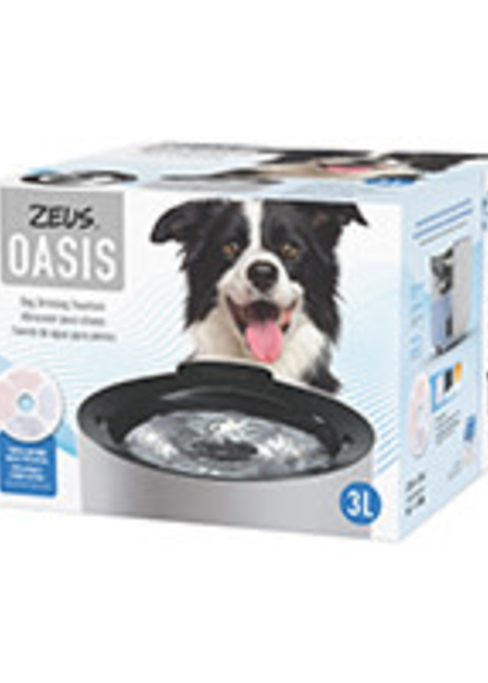 Zeus Zeus Oasis Fountain - Light Grey - 3L (100 fl.oz)