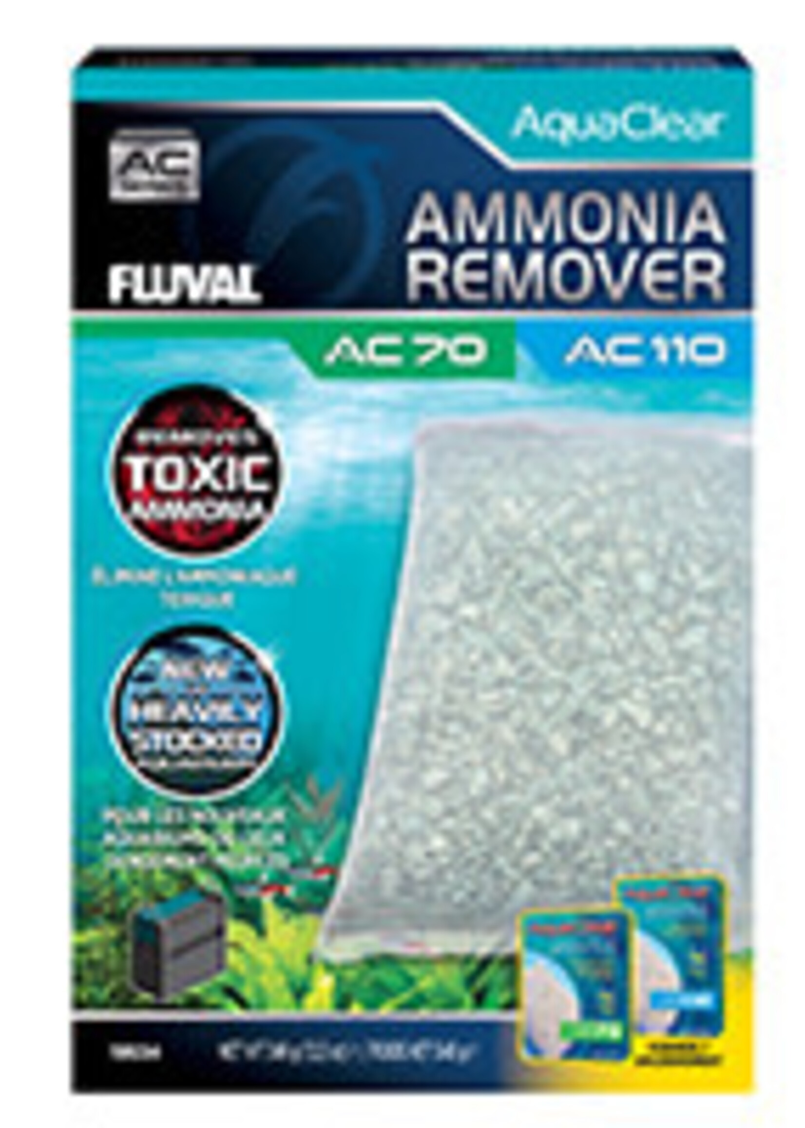 Fluval Ammonia Remover for AquaClear AC70/AC110, 12.2 oz / 346 g