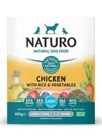 Naturo Adult Light Chicken w/Rice &Vegetables  400GM