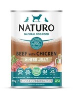 Naturo Adult G&G Free Beef w/Chicken Herb Jelly 390GM