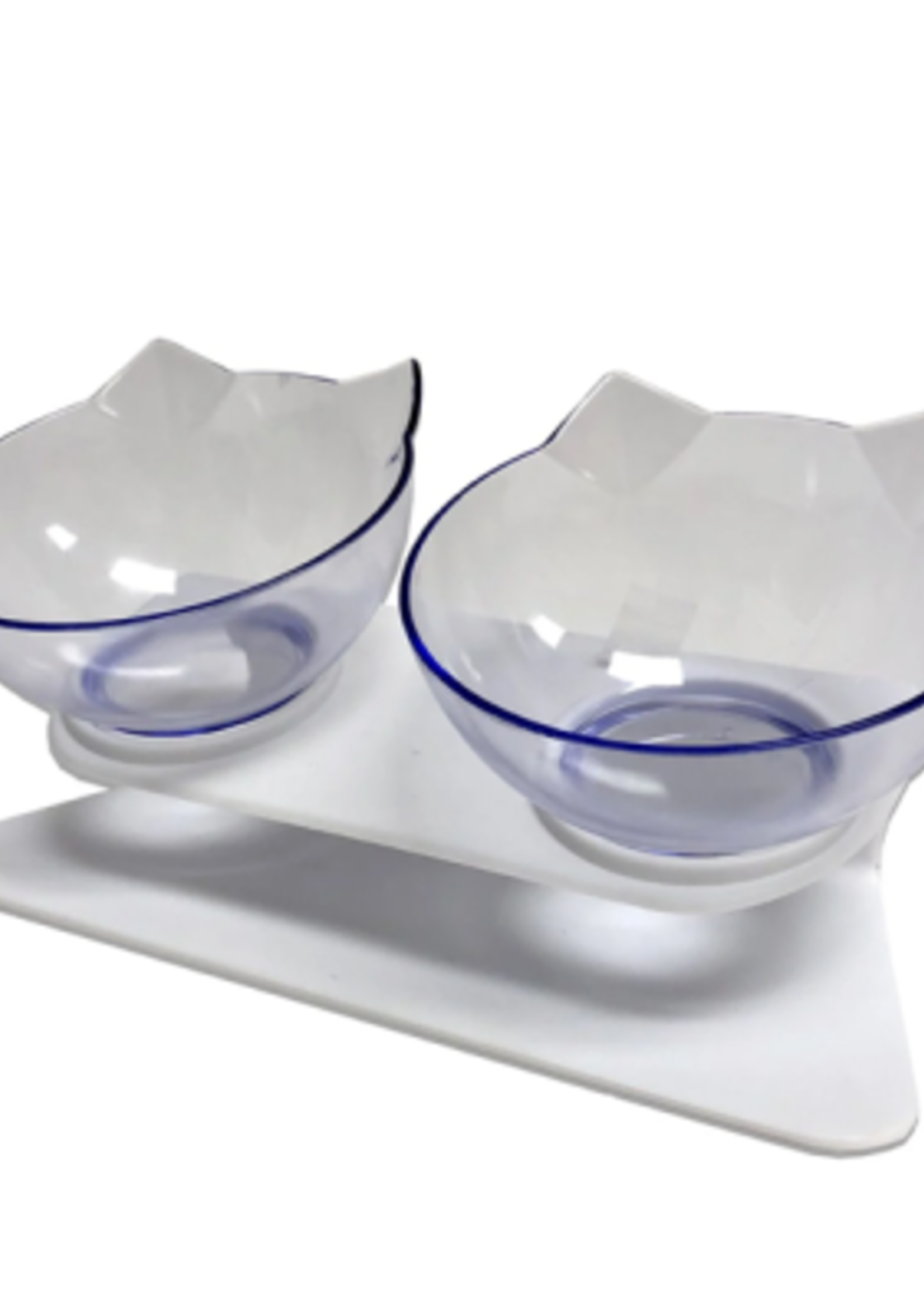 DEKI Cat Double Bowl - Ergonomic Cat