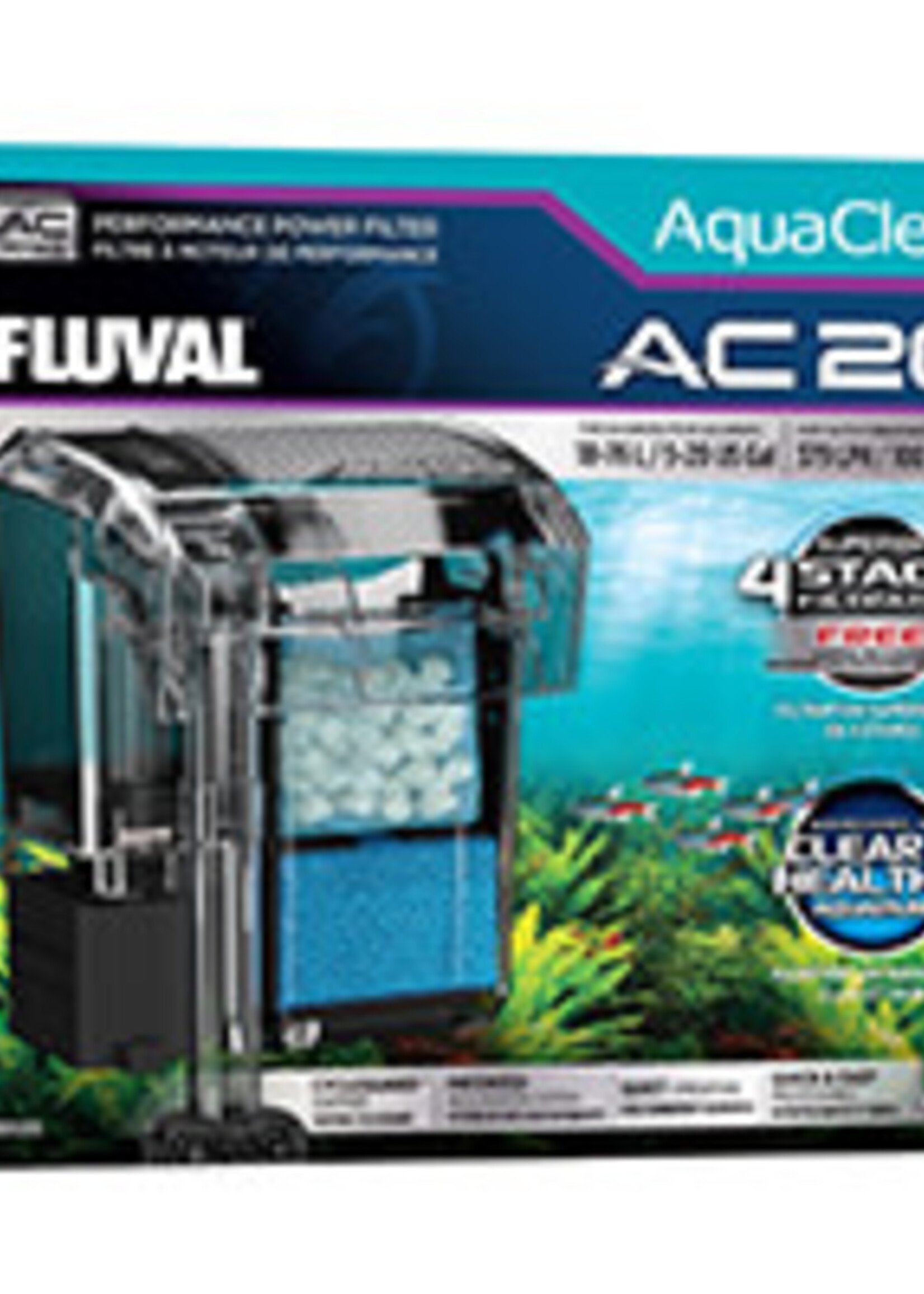 Fluval AquaClear 20 Power Filter, 76 L (20 US gal.)