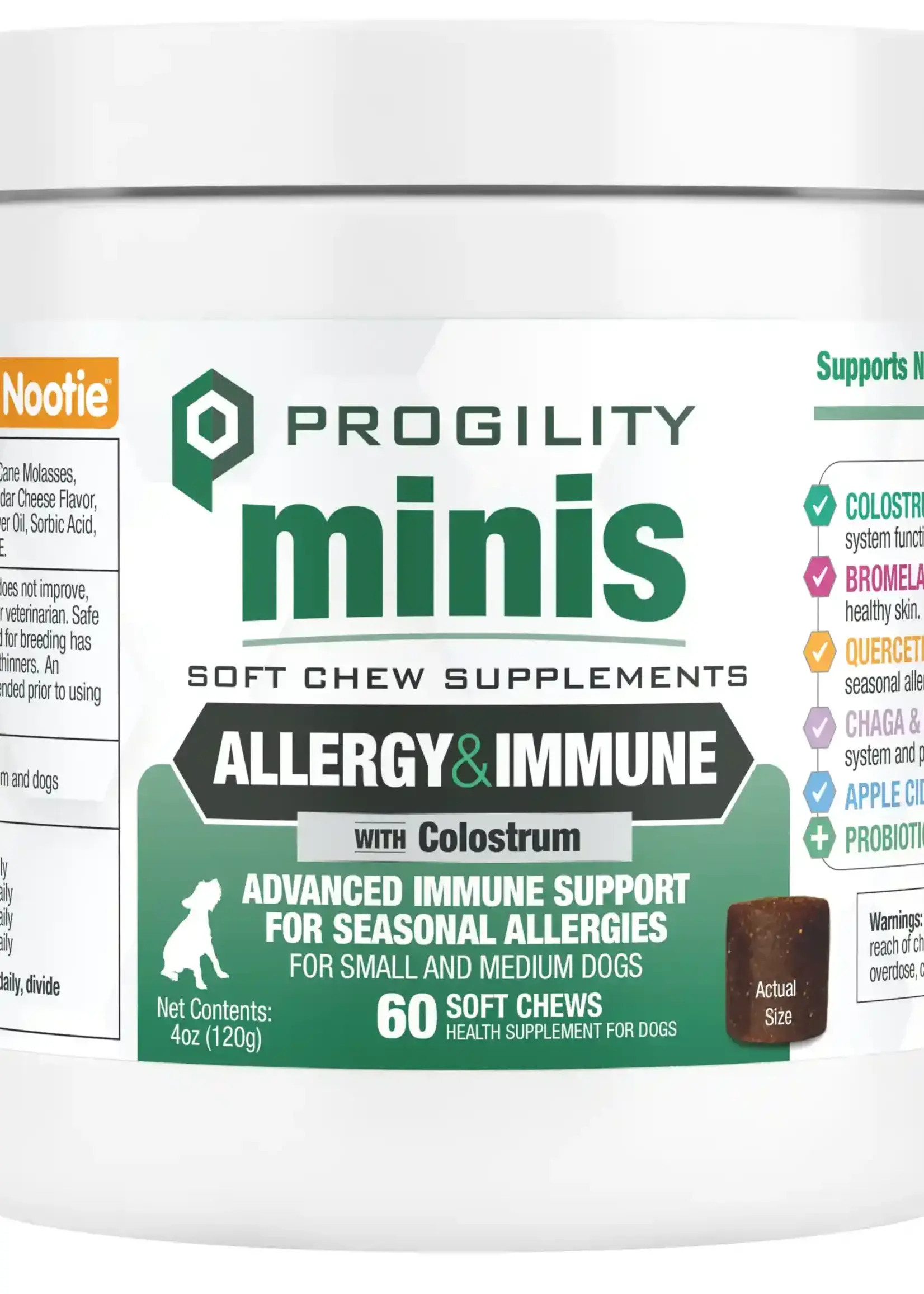 Progility Progility Mini Allergy Relief for Small & Medium Dogs (60ct)