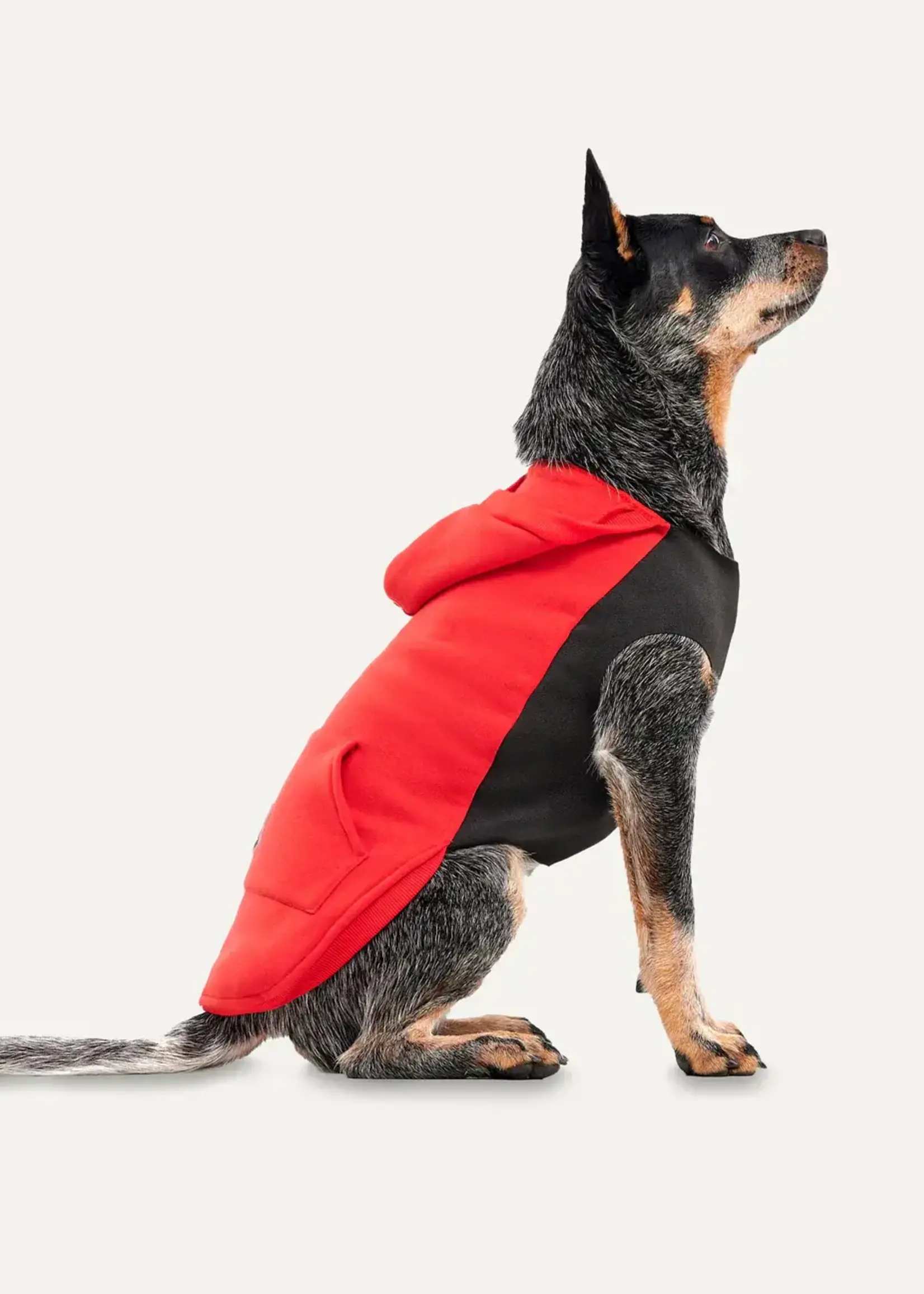 Goo-eez Kangaroo Fleece Hoodie - S Red Black