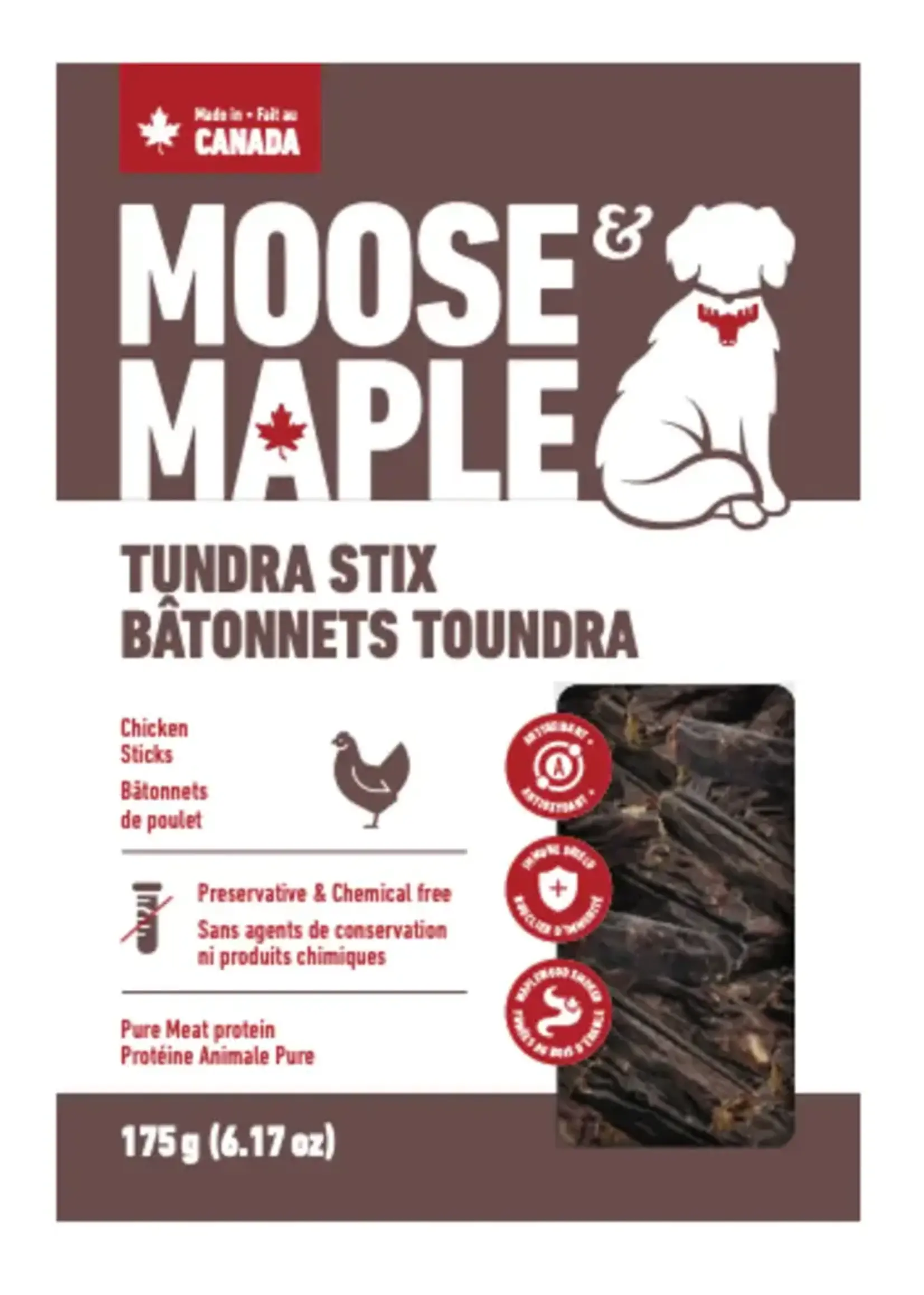 Moose & Maple Moose & Maple Tundra Stix Chicken 175g