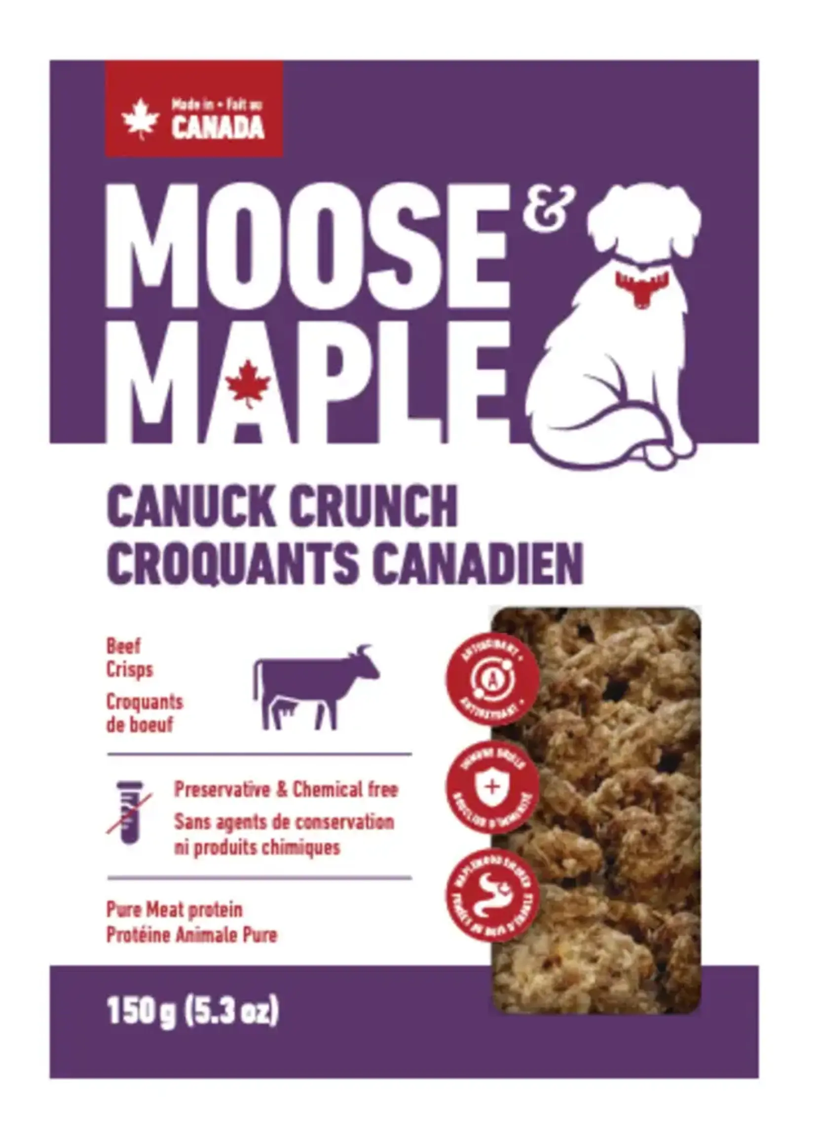 Moose & Maple Moose & Maple Canuck Crunch Beef 150g